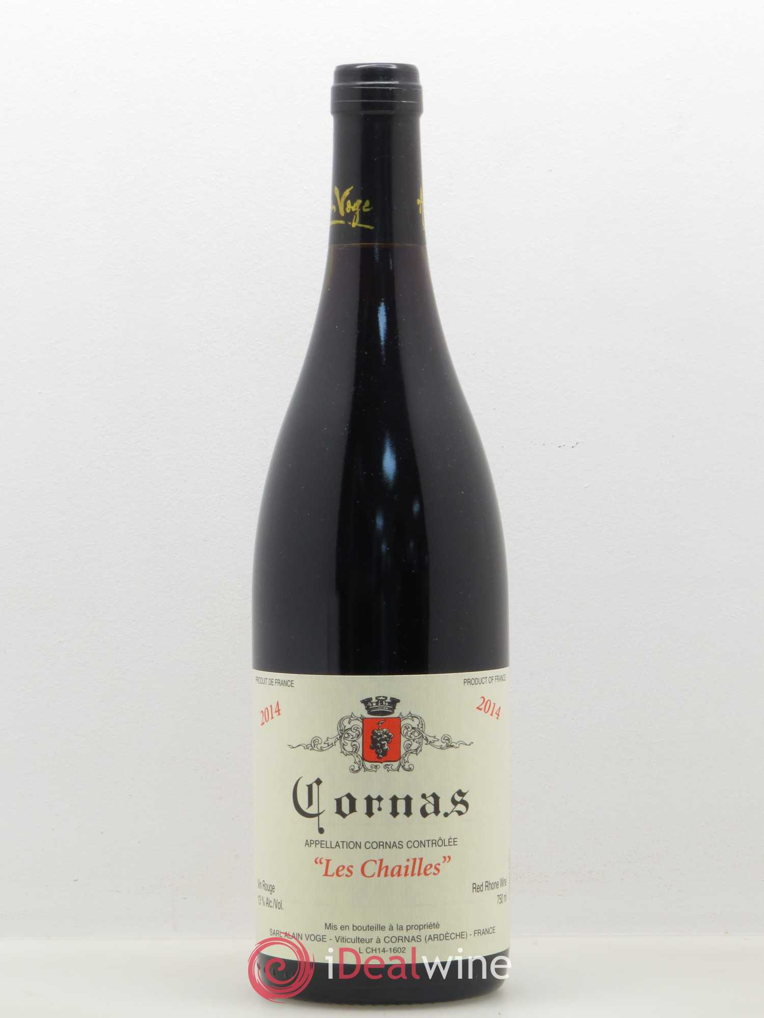 Cornas Les Chailles Alain Voge (Domaine) 2014 - Lot de 1 bouteille - 0