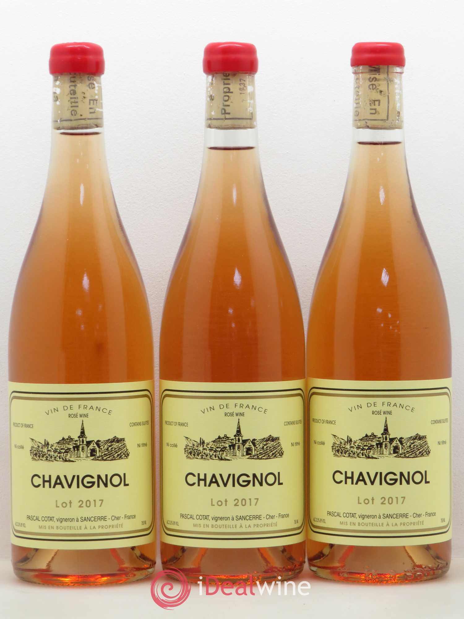 Divers Vin de France Chavignol Pascal Cotat (sans prix de réserve) 2017 - Posten von 3 Flaschen - 0
