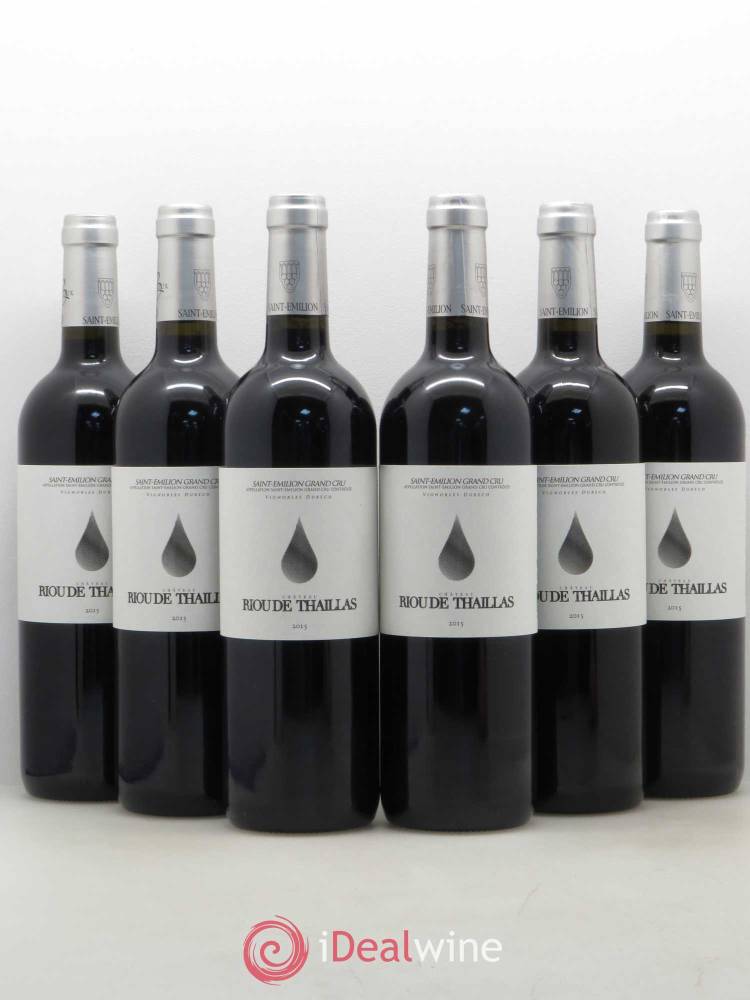 Saint-Émilion Grand Cru Château Riou de Thaillas (sans prix de réserve) 2015 - Posten von 6 Flaschen - 0