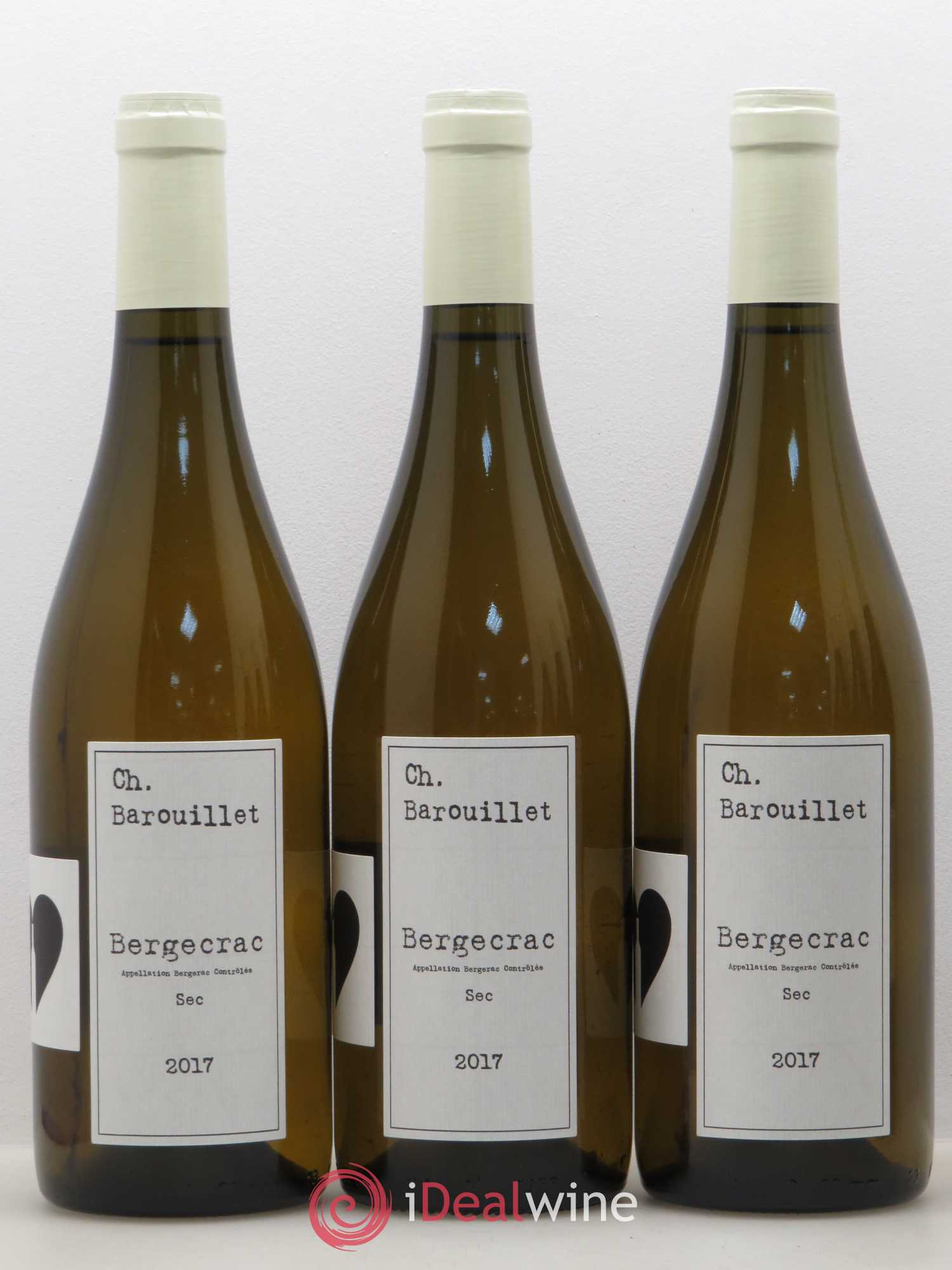 Bergerac Château Barouillet Bergecrac  (sans prix de réserve) 2017 - Lot de 6 bouteilles - 2
