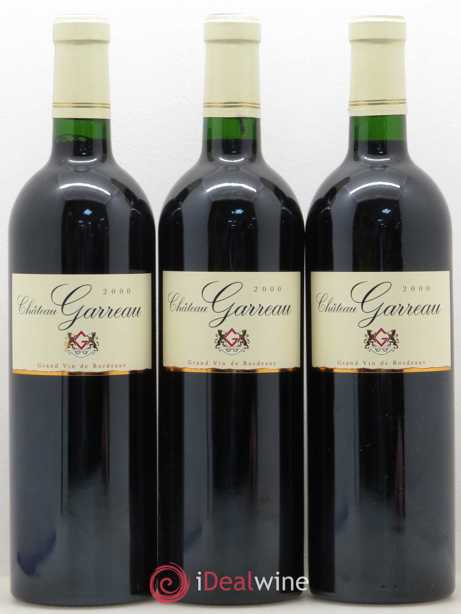 Côtes de Bourg Château Garreau (sans prix de réserve) 2000 - Posten von 3 Flaschen - 0