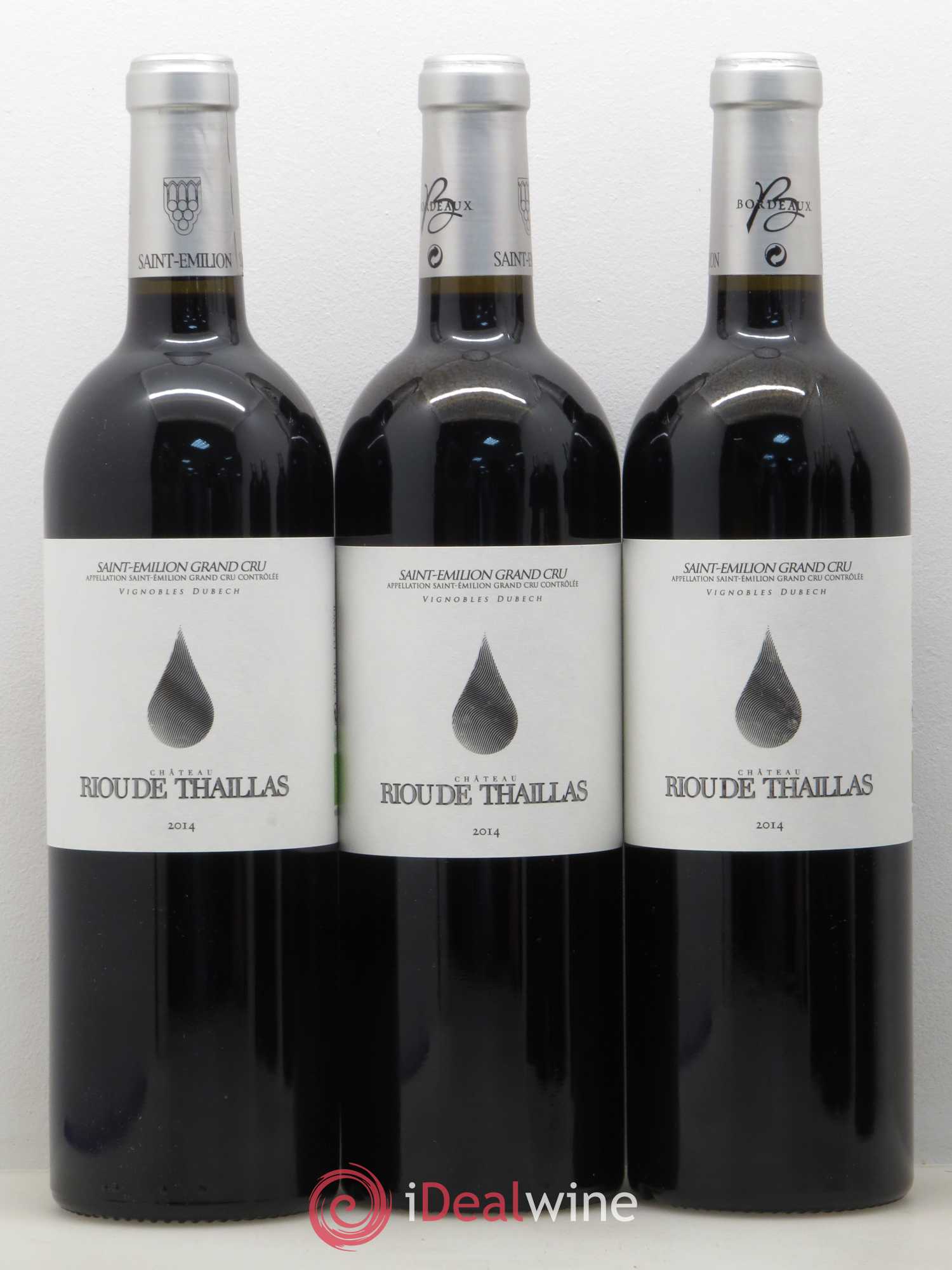 Saint-Émilion Grand Cru Château Riou de Thaillas (no reserve) 2014 - Lot of 6 bottles - 1