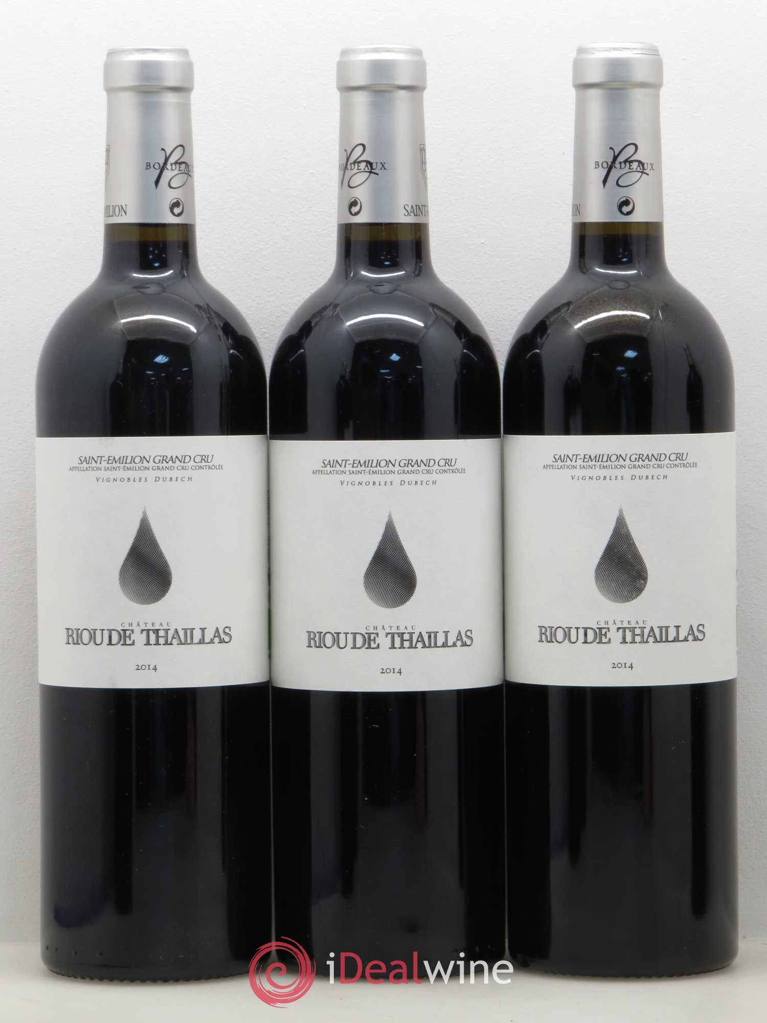 Saint-Émilion Grand Cru Château Riou de Thaillas (no reserve) 2014 - Lot of 6 bottles - 2