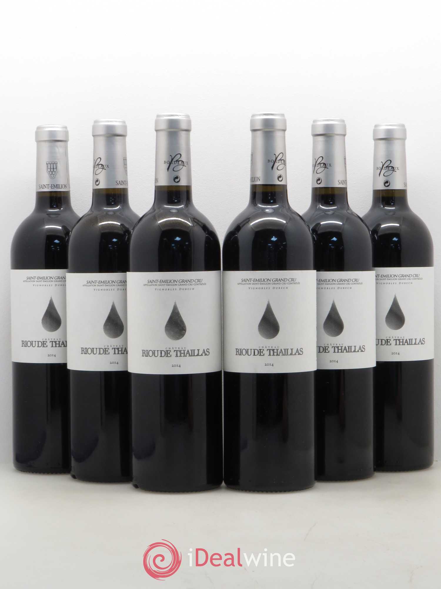 Saint-Émilion Grand Cru Château Riou de Thaillas (no reserve) 2014 - Lot of 6 bottles - 0