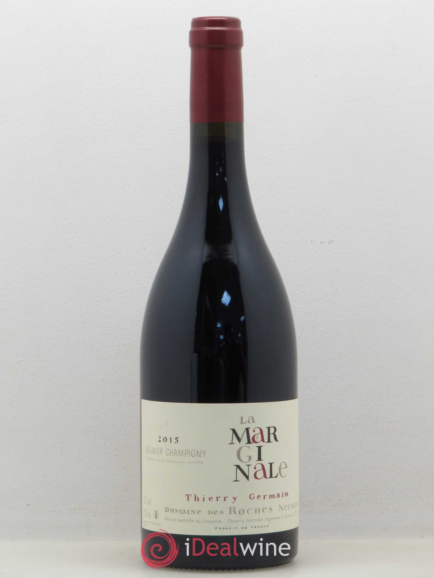 Saumur-Champigny La Marginale Domaine des Roches Neuves - Thierry Germain (sans prix de réserve) 2015 - Lot de 1 bouteille - 0