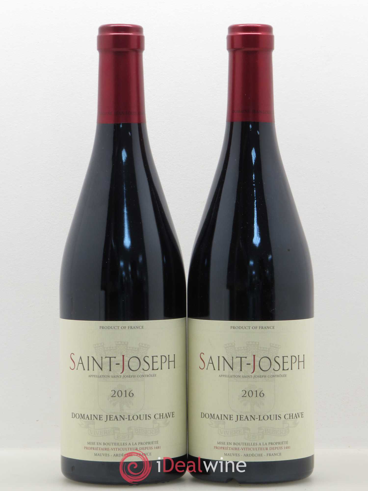 Saint-Joseph Jean-Louis Chave 2016 - Lot de 2 bouteilles - 0