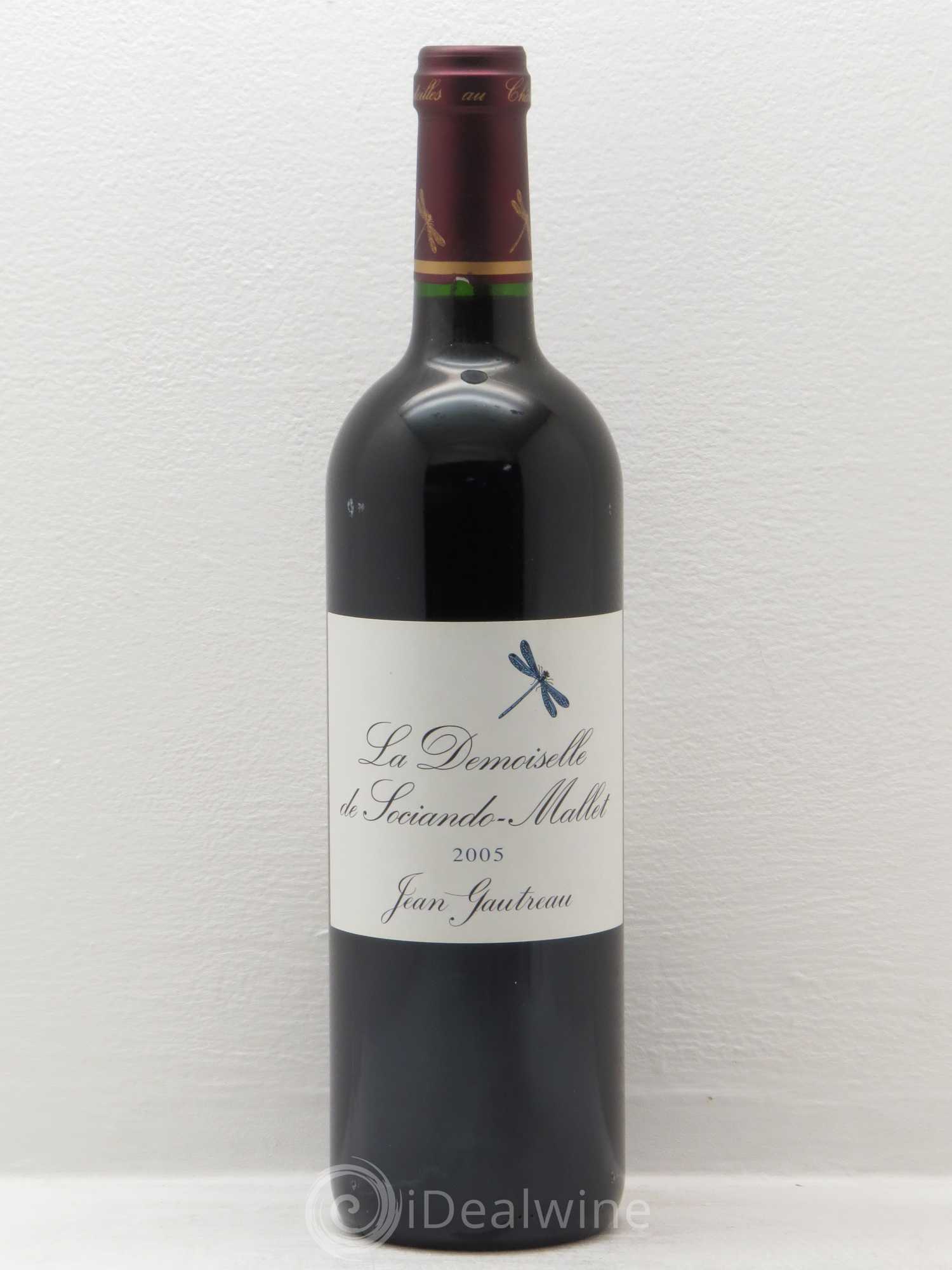 Demoiselle de Sociando Mallet Second Vin 2005 - Lot de 1 bouteille - 0