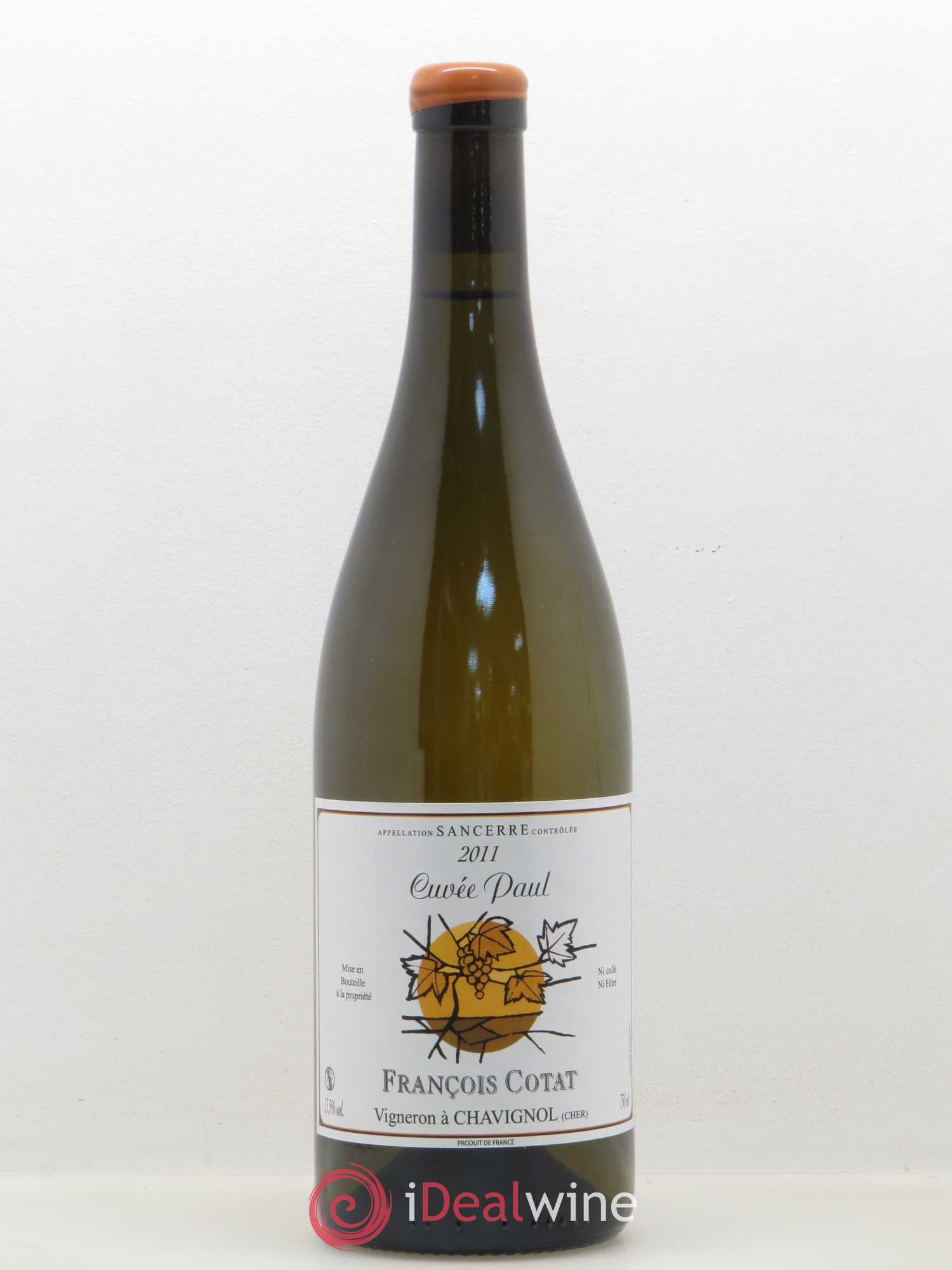 Sancerre Cuvée Paul François Cotat 2011 - Lot de 1 bouteille - 0