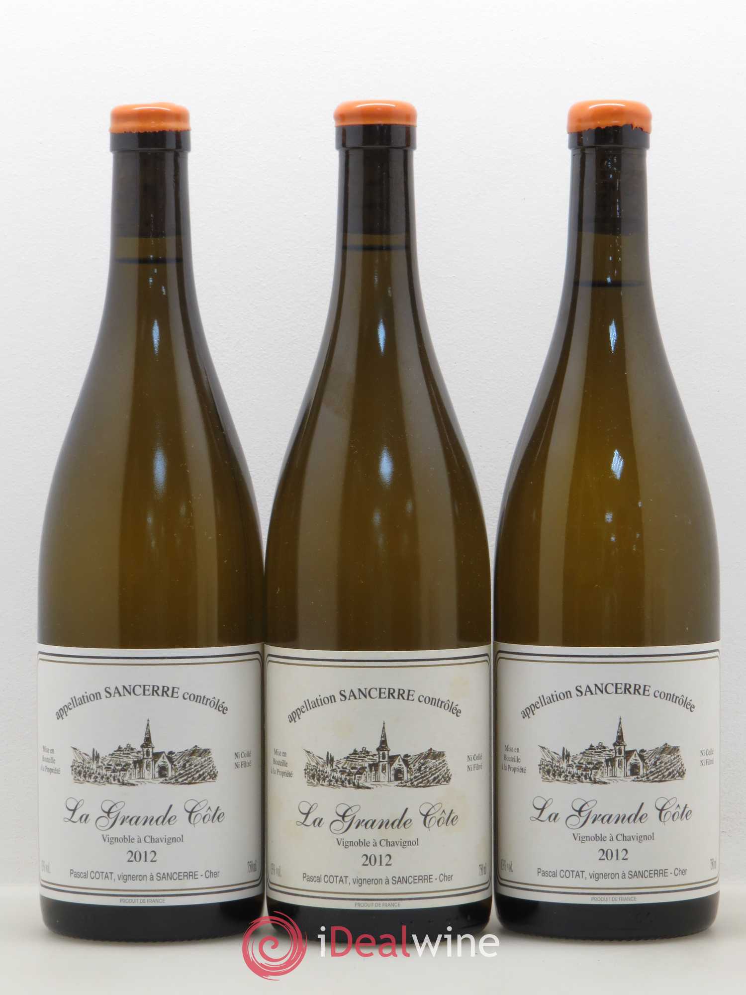 Sancerre La Grande Côte Pascal Cotat 2012 - Lot de 3 bouteilles - 0