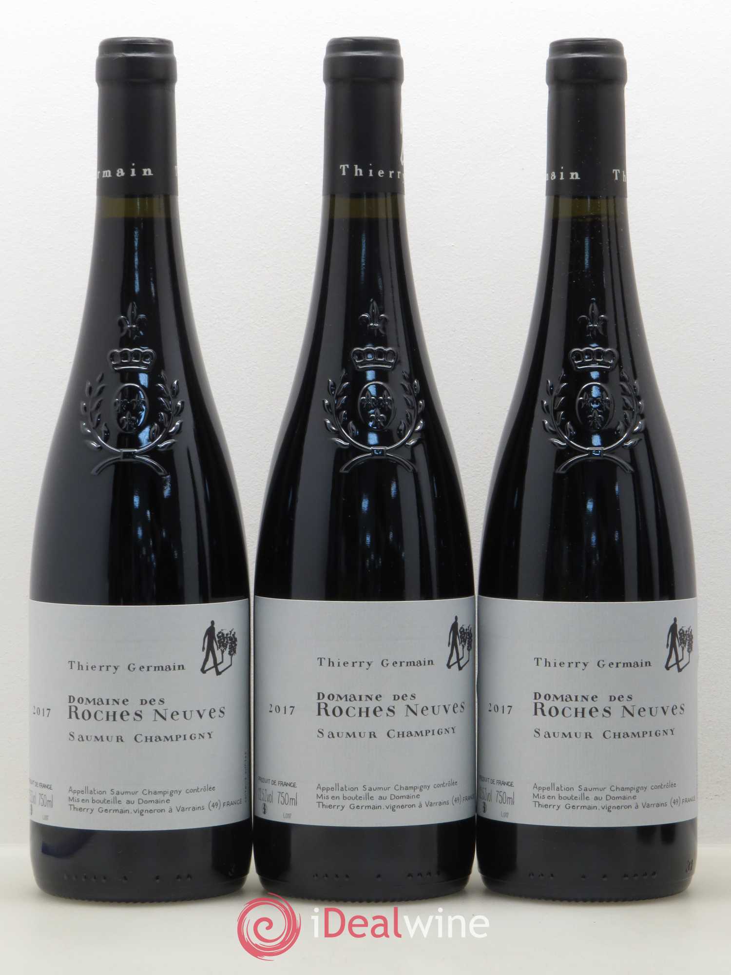 Saumur-Champigny Domaine des Roches Neuves - Thierry Germain (sans prix de réserve) 2017 - Lot de 6 bouteilles - 2