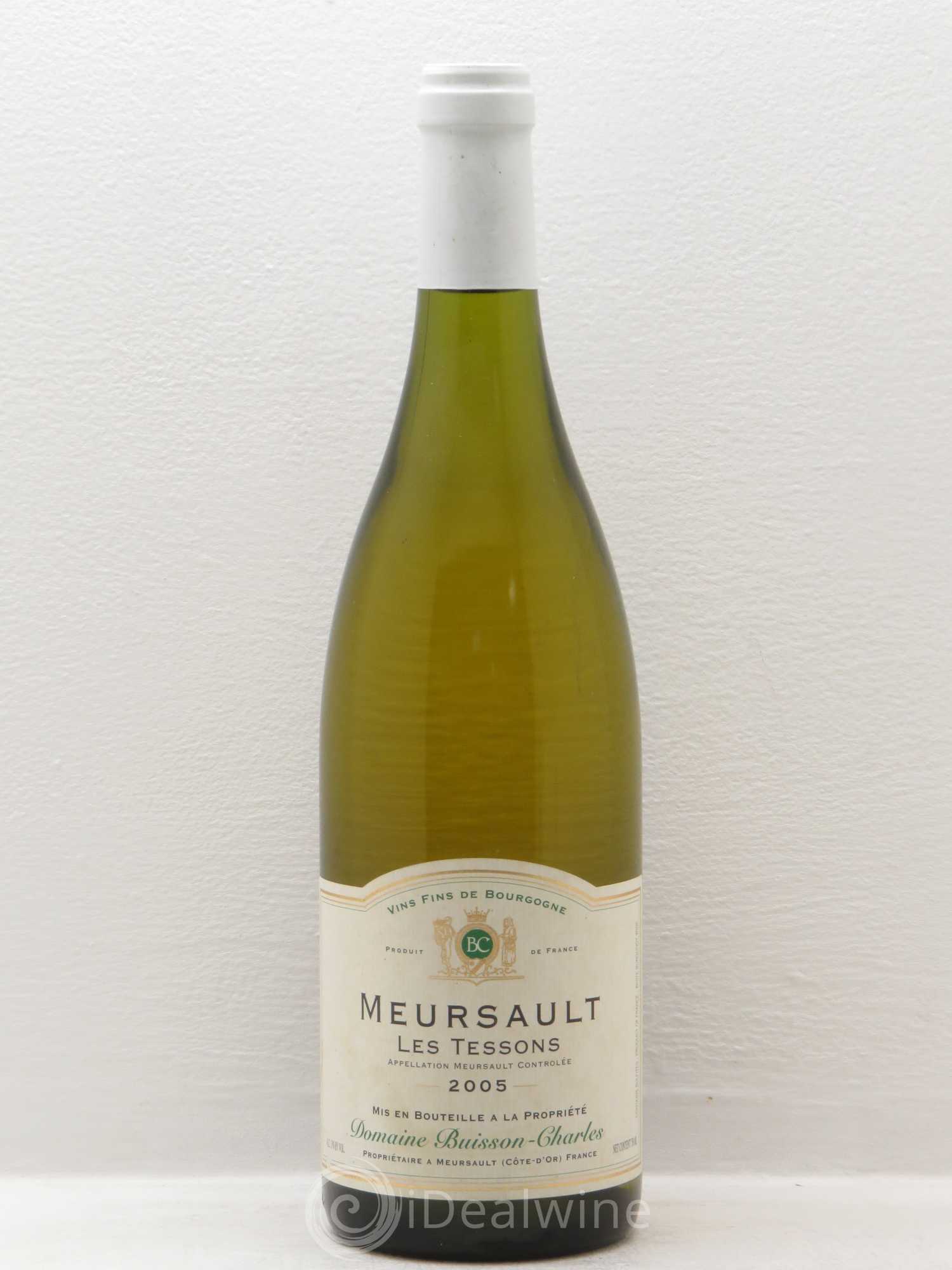 Meursault Les Tessons Buisson Charles (sans prix de réserve) 2005 - Posten von 1 Flasche - 0