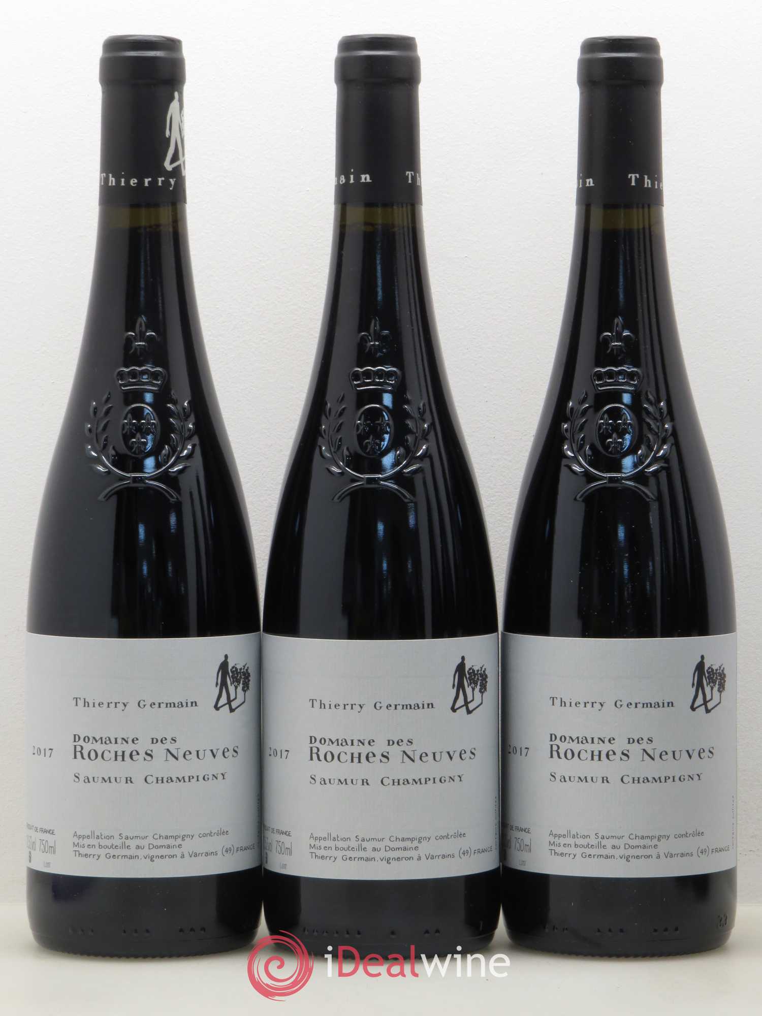 Saumur-Champigny Domaine des Roches Neuves - Thierry Germain (sans prix de réserve) 2017 - Lot de 6 bouteilles - 1
