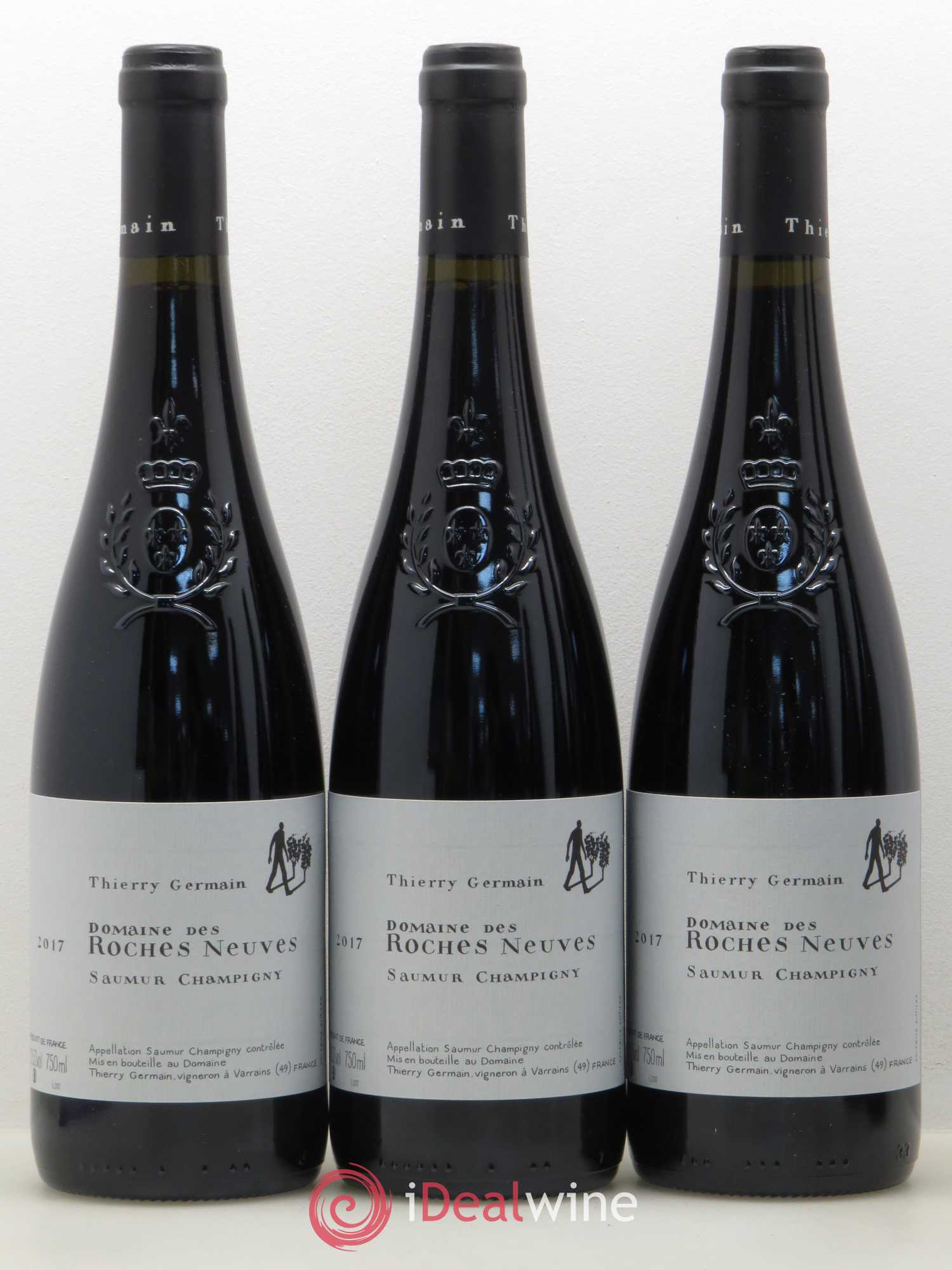 Saumur-Champigny Domaine des Roches Neuves - Thierry Germain (sans prix de réserve) 2017 - Lot de 6 bouteilles - 2