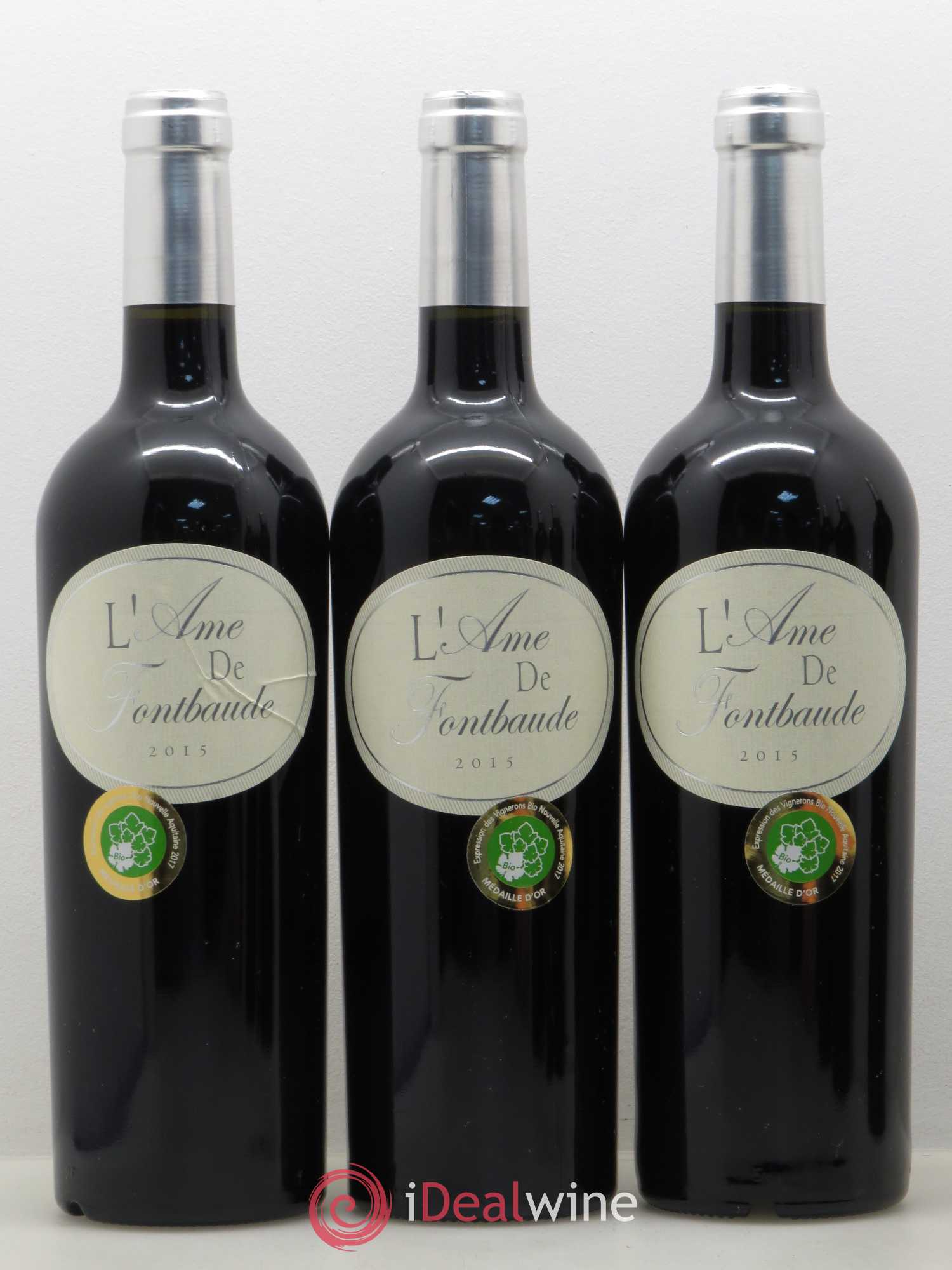 Castillon-Côtes-de-Bordeaux (Côtes-de-Castillon) Château Fontbaude Ame de Fontbaude (sans prix de réserve) 2015 - Posten von 6 Flaschen - 1
