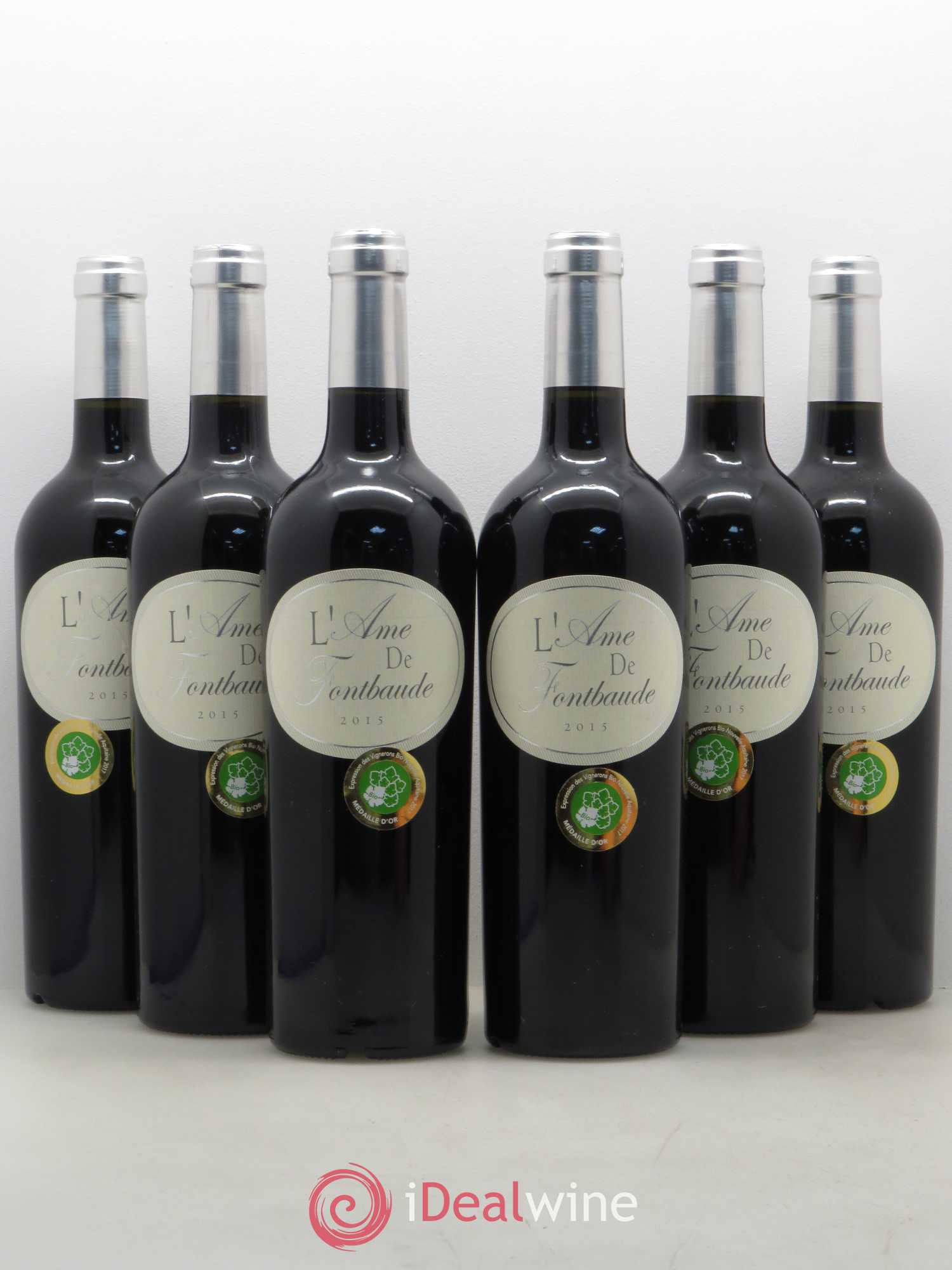 Castillon-Côtes-de-Bordeaux (Côtes-de-Castillon) Château Fontbaude Ame de Fontbaude (sans prix de réserve) 2015 - Posten von 6 Flaschen - 0