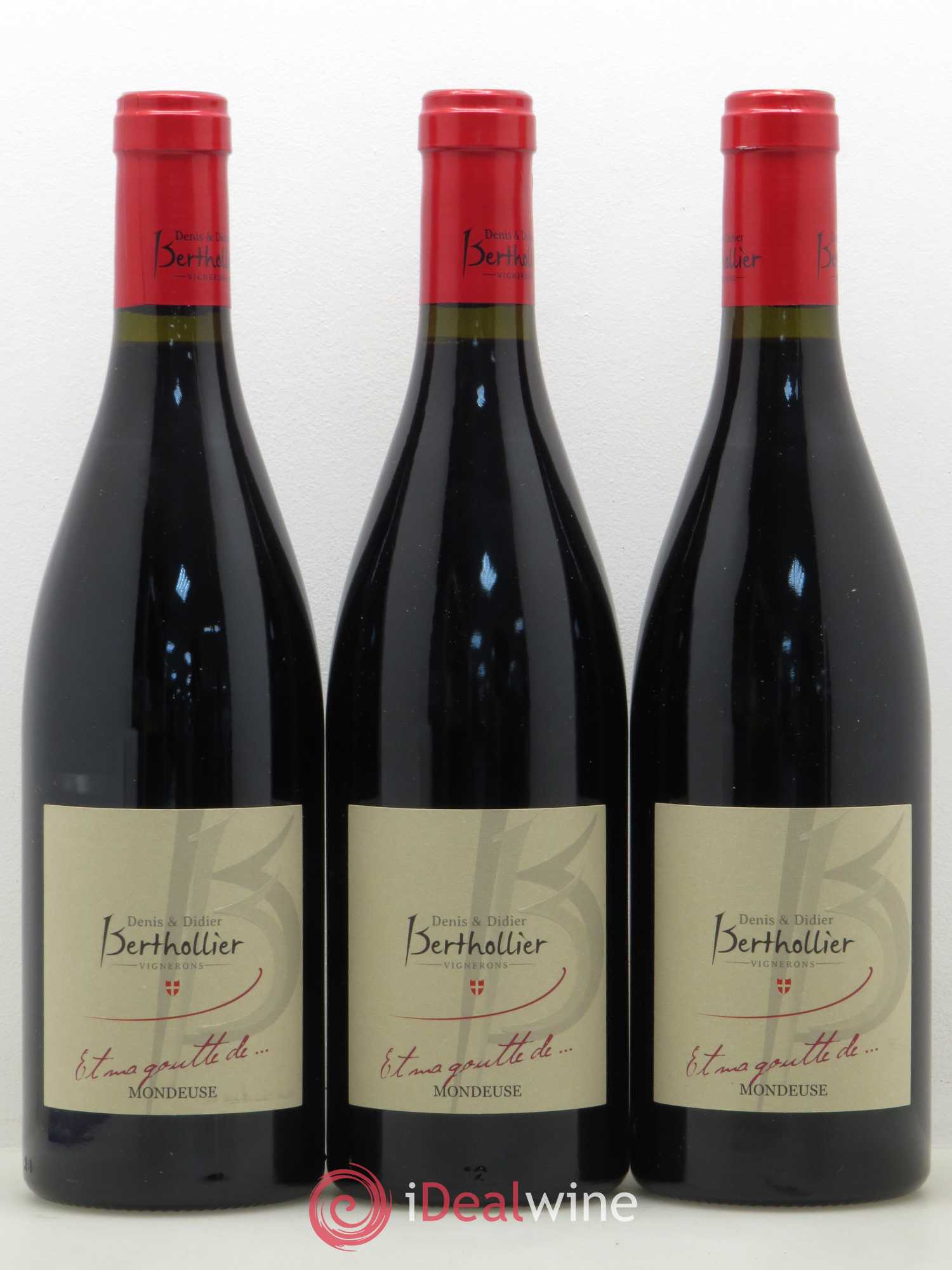 Vin de Savoie Mondeuse Et ma goutte de - Denis & Didier Berthollier (sans prix de réserve) 2017 - Posten von 3 Flaschen - 0