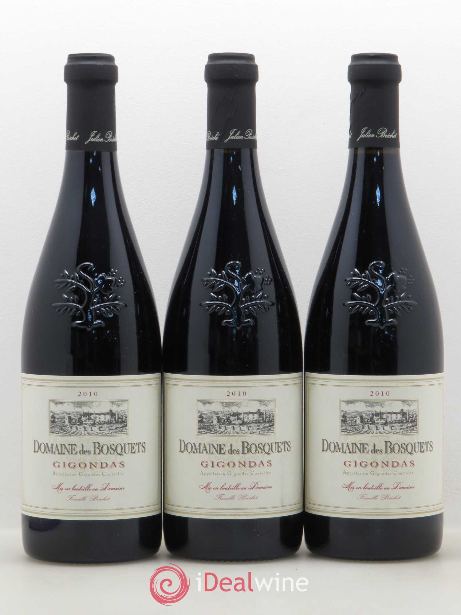 Gigondas Domaine des Bosquets 2010 - Lot de 3 bouteilles - 0