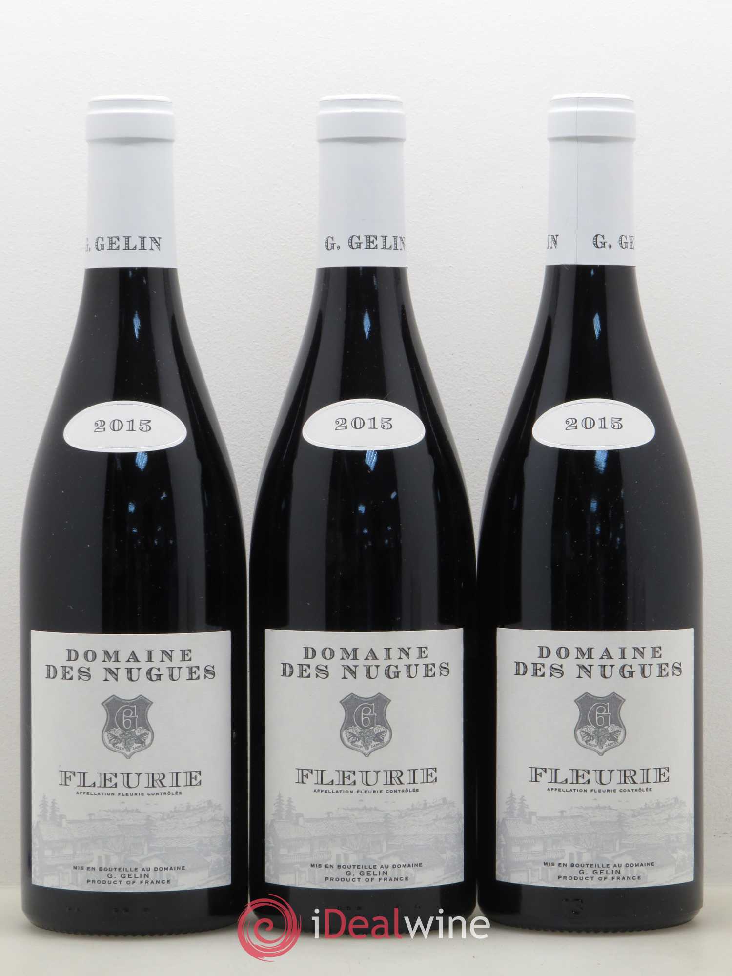 Fleurie Domaine des Nugues (sans prix de réserve) 2015 - Posten von 3 Flaschen - 0
