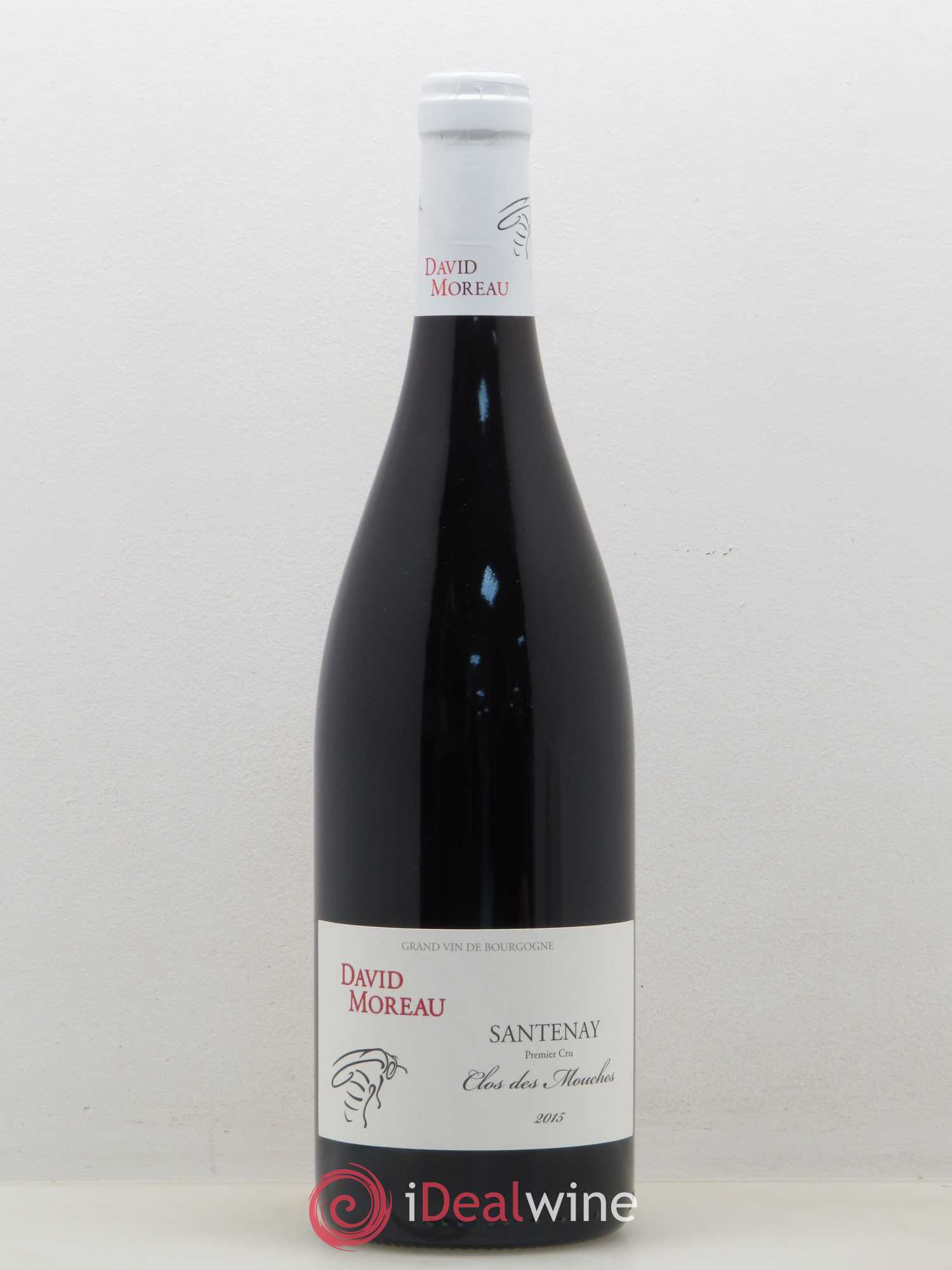Santenay 1er Cru Clos des Mouches David Moreau 2015 - Posten von 1 Flasche - 0