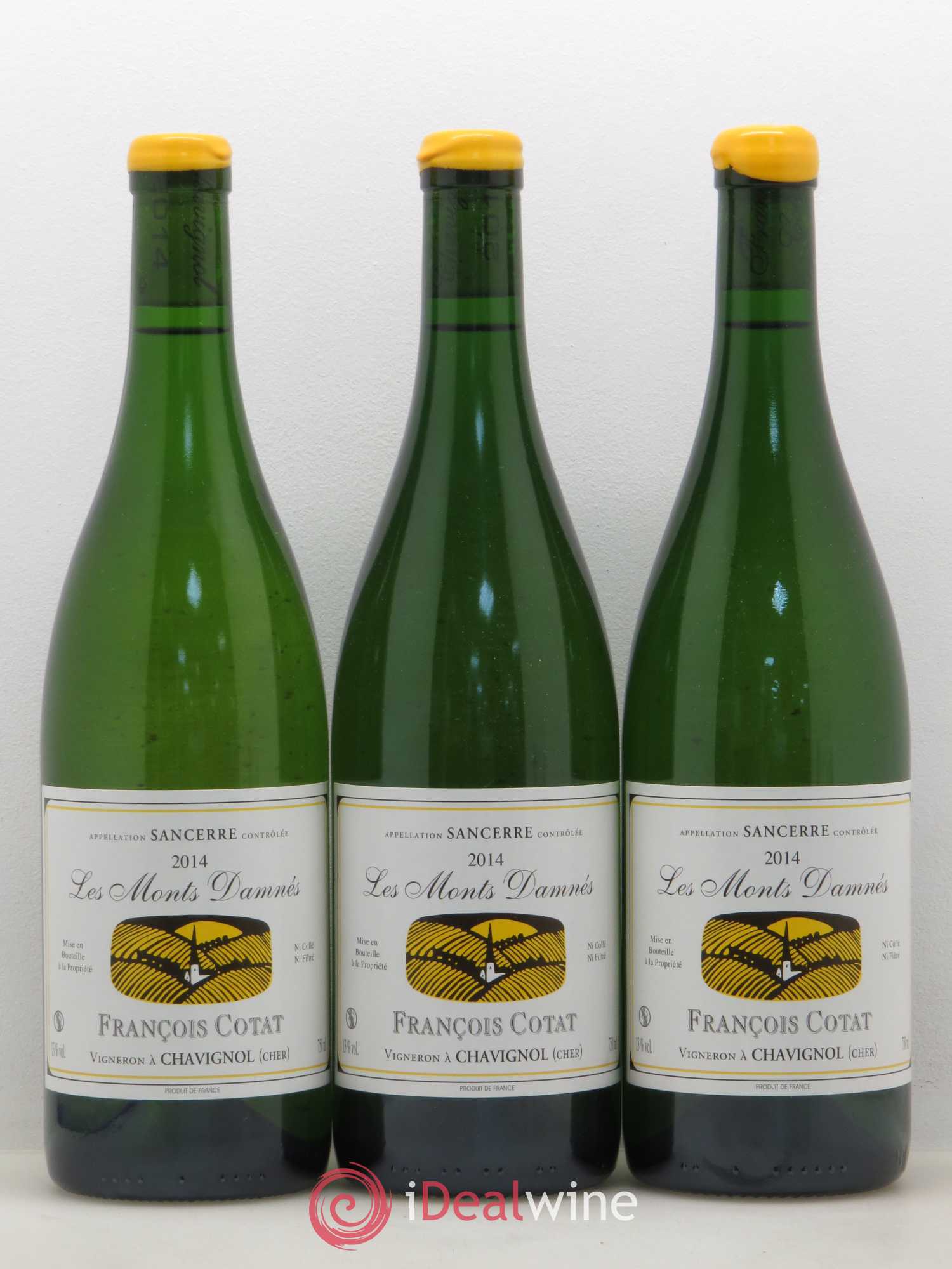 Sancerre Les Monts Damnés François Cotat 2014 - Lot de 3 bouteilles - 0