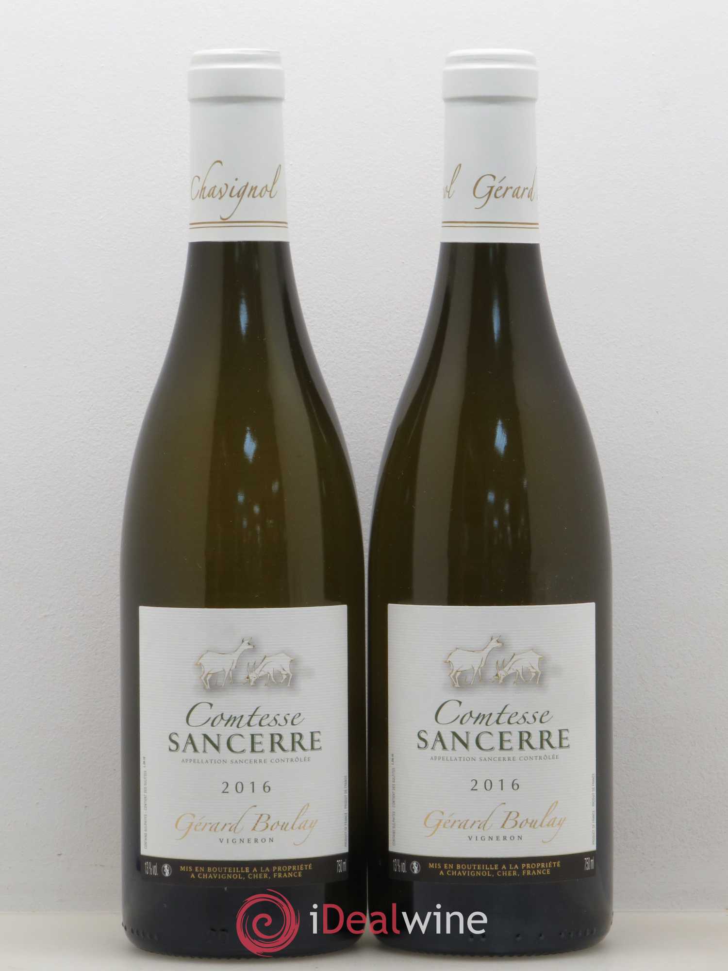 Sancerre Comtesse Gérard Boulay 2016 - Lot de 2 bouteilles - 0