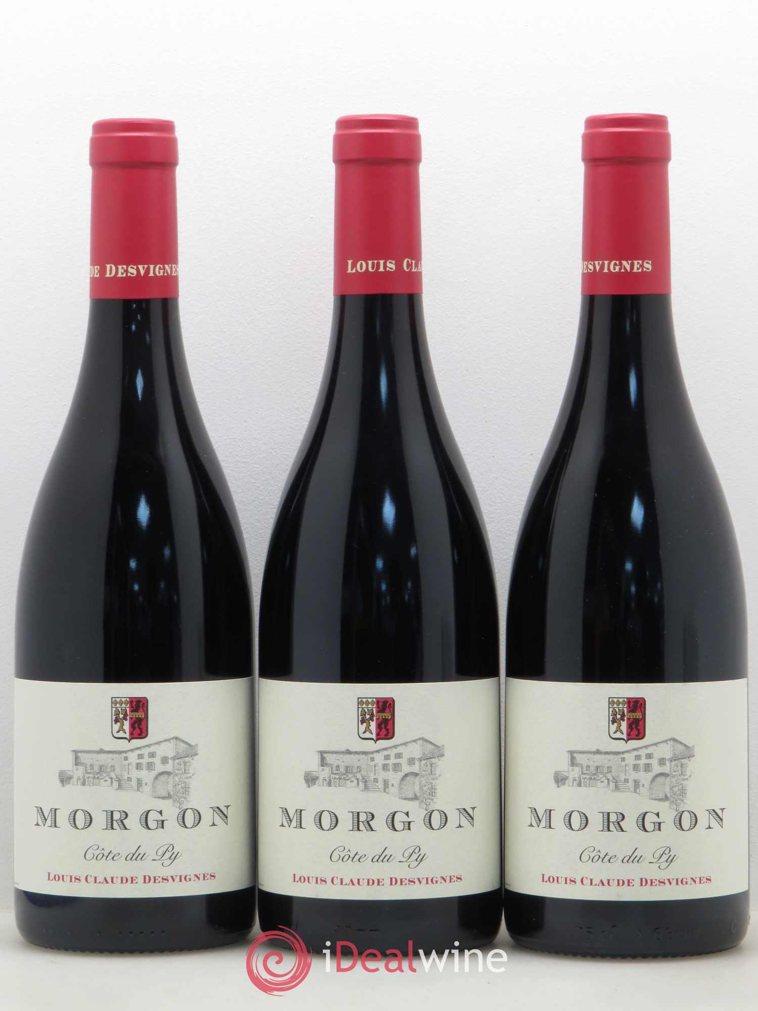 Morgon Côte du Py Louis-Claude Desvignes (sans prix de réserve) 2017 - Lot de 3 bouteilles - 0