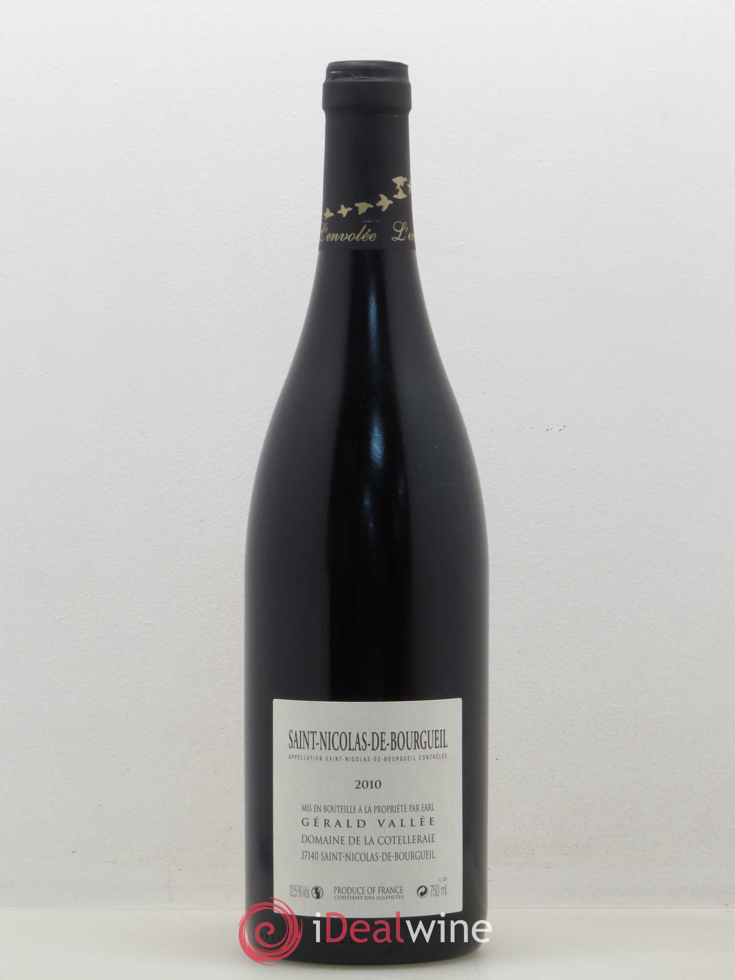 Saint-Nicolas de Bourgueil Domaine La Cotelleraie L'Envolee 2010 - Posten von 1 Flasche - 1