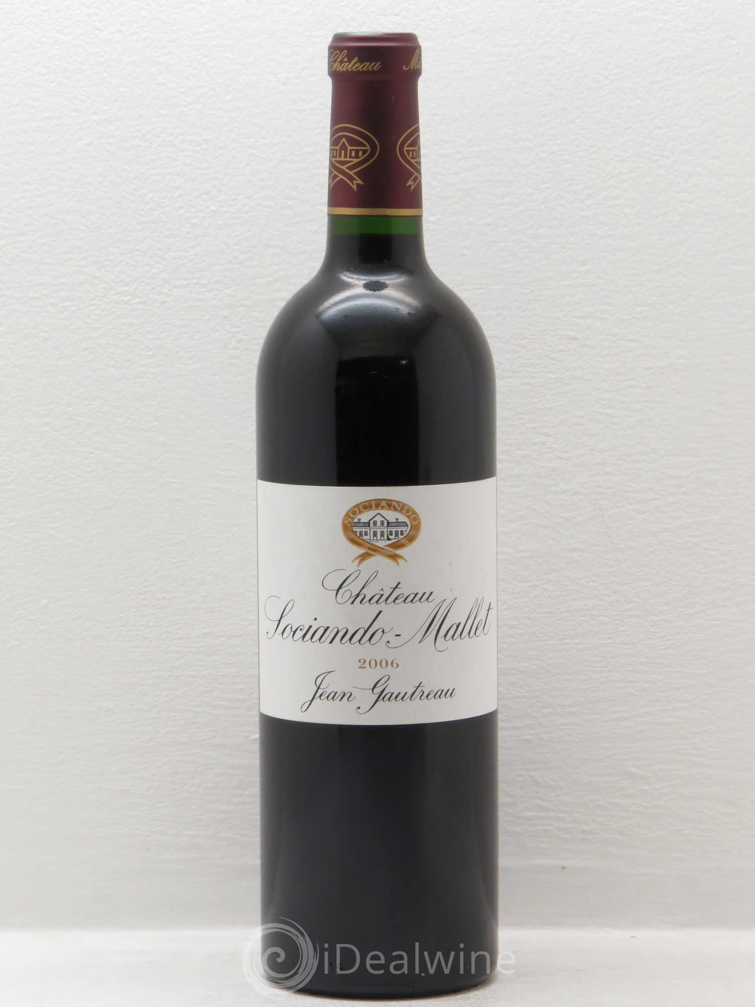 Château Sociando Mallet 2006 - Lot de 1 bouteille - 0