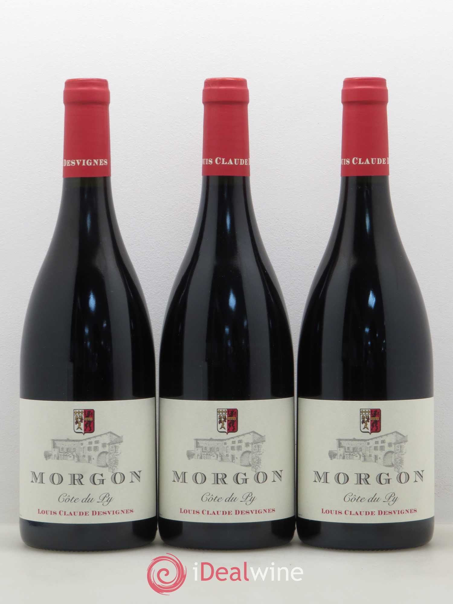 Morgon Côte du Py Louis-Claude Desvignes (sans prix de réserve) 2016 - Lot de 3 bouteilles - 0