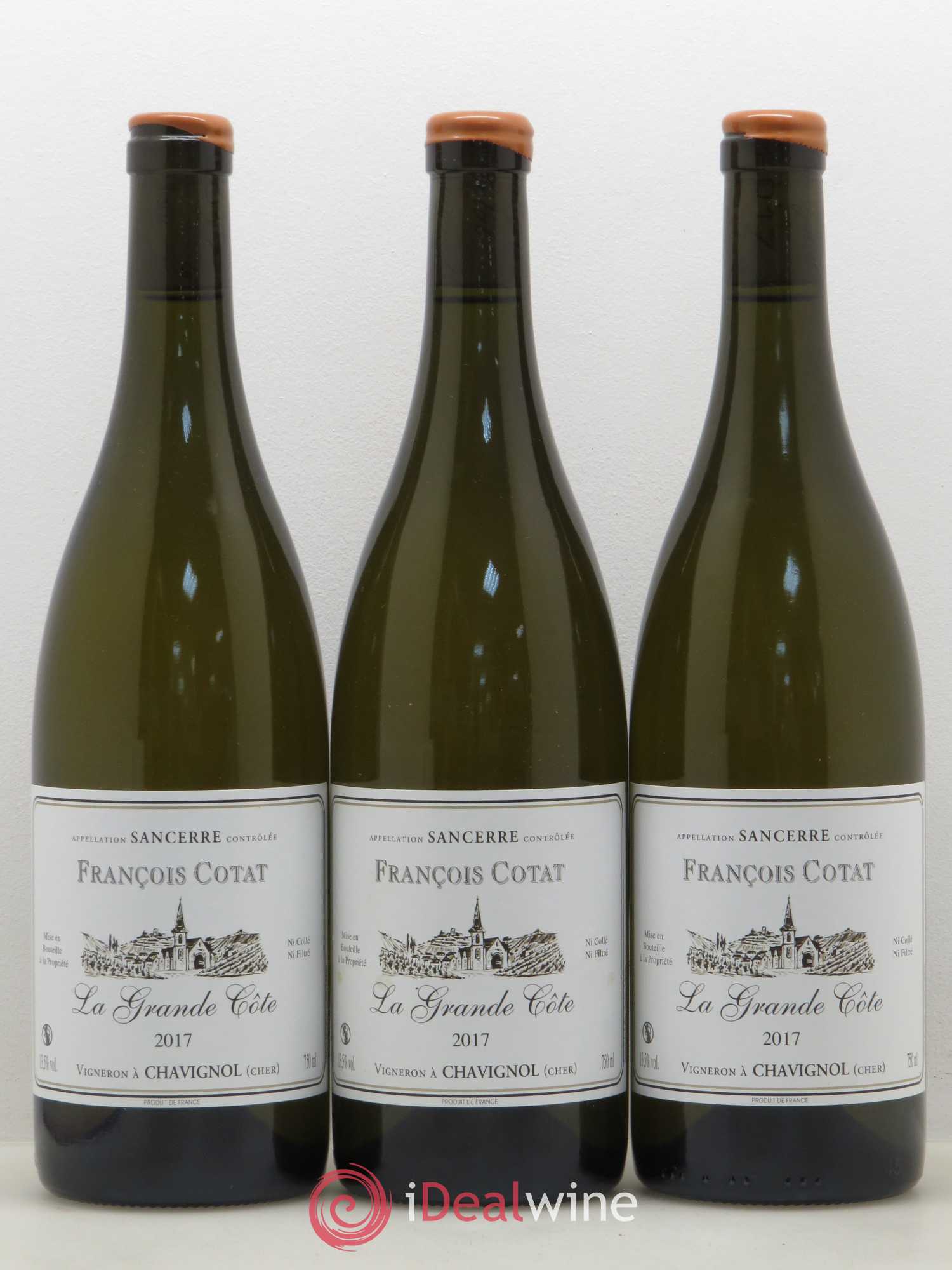 Sancerre La Grande Côte François Cotat 2017 - Lot de 3 bouteilles - 0