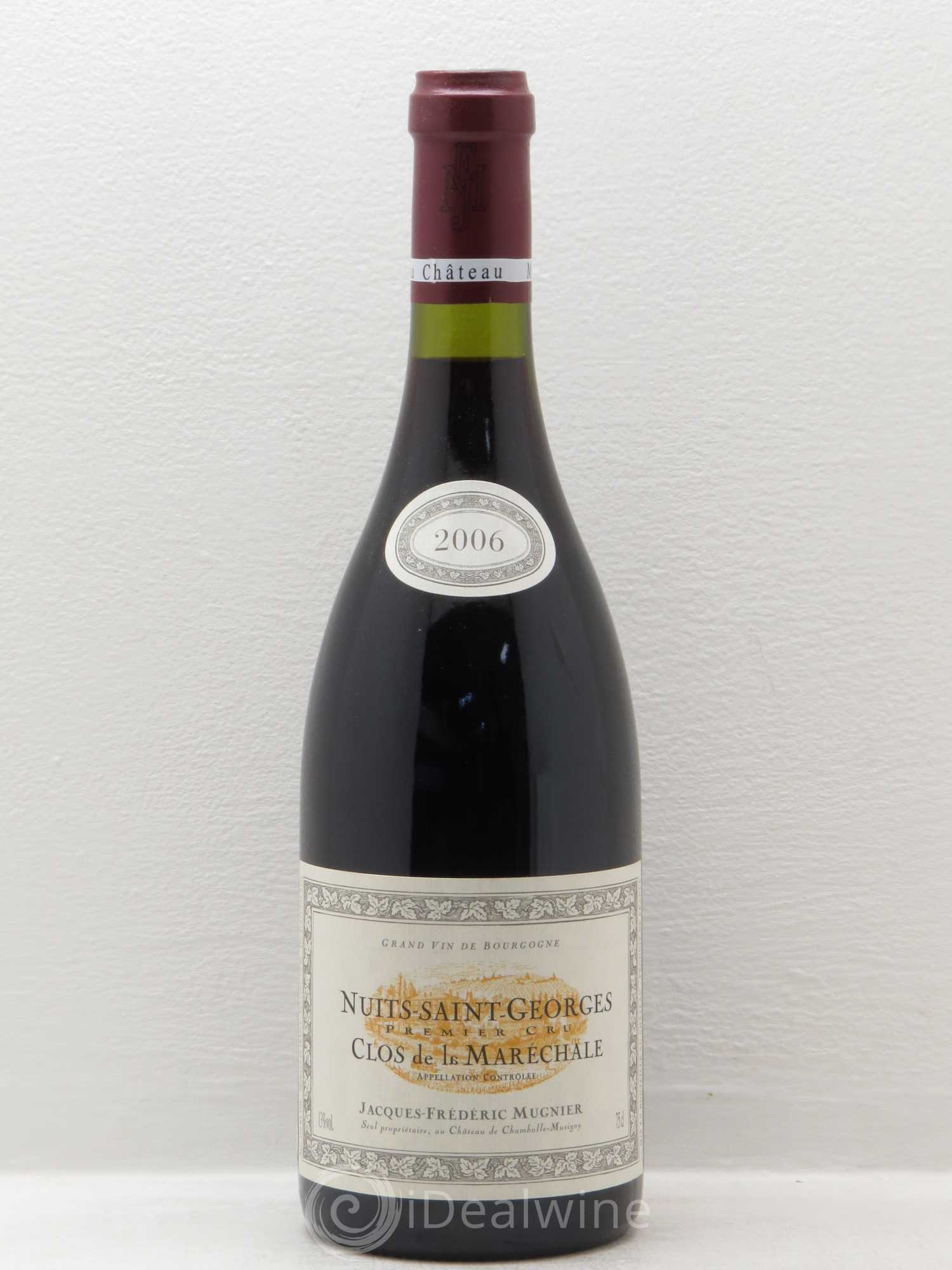 Nuits-Saint-Georges 1er Cru Clos de La Maréchale Jacques-Frédéric Mugnier 2006 - Lot de 1 bouteille - 0