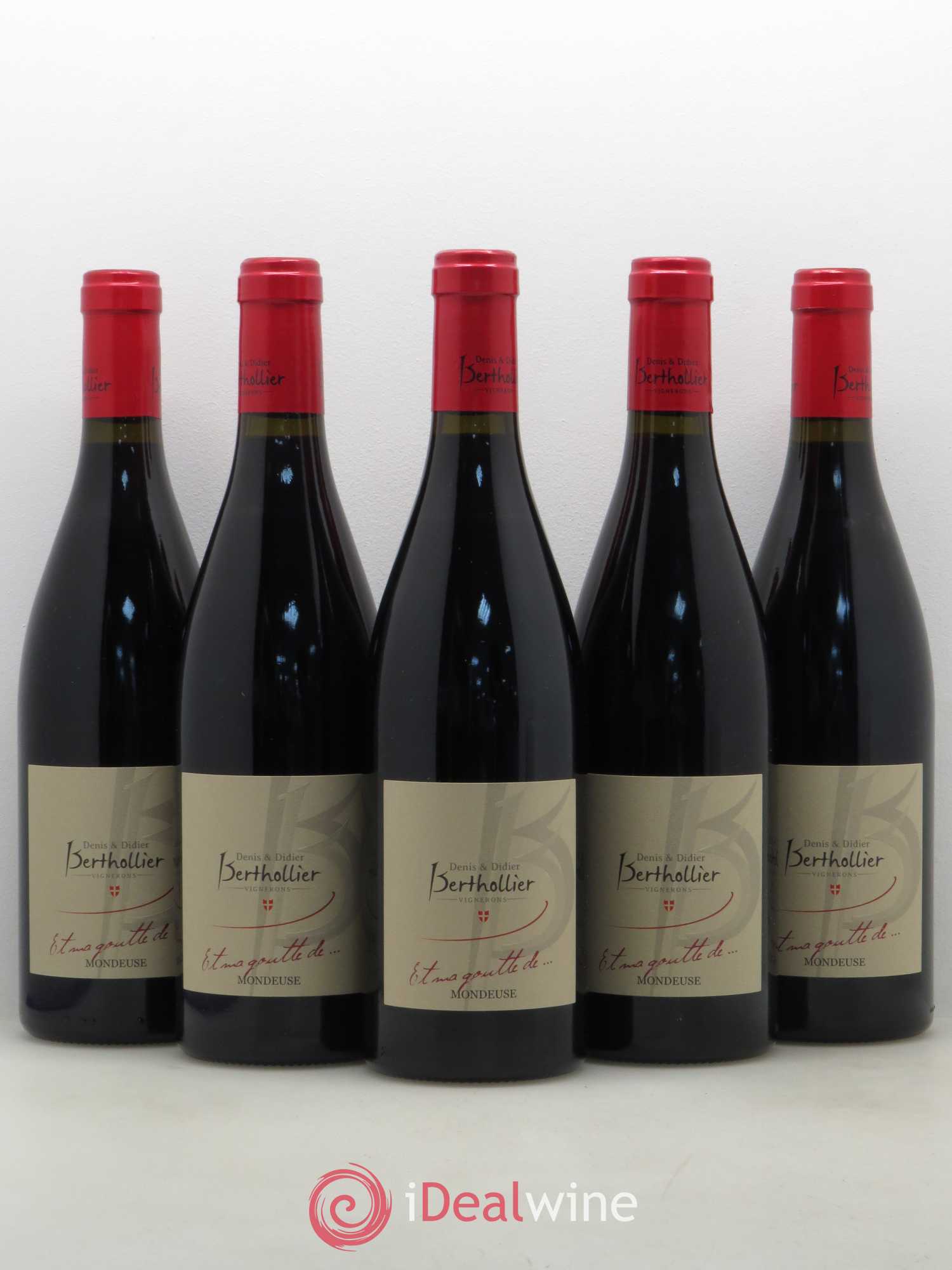 Vin de Savoie Mondeuse Et ma goutte de - Denis & Didier Berthollier 2017 - Posten von 5 Flaschen - 0