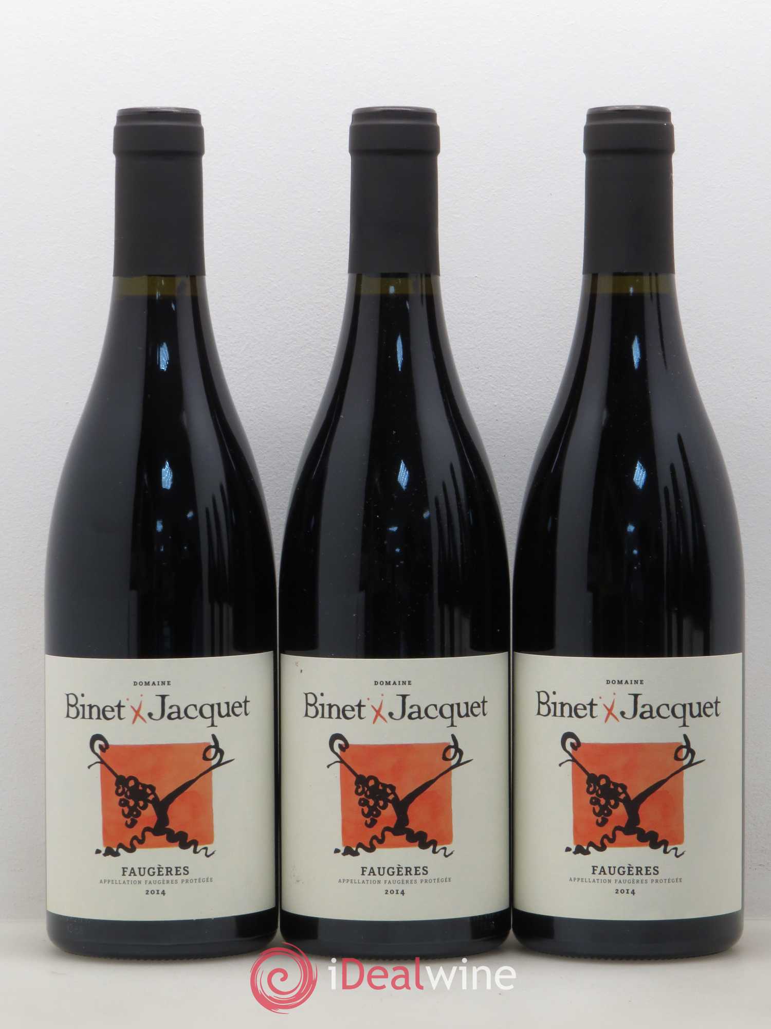 Faugères Domaine Binet Jacquet Tradition (sans prix de réserve) 2014 - Lotto di 6 bottiglie - 1