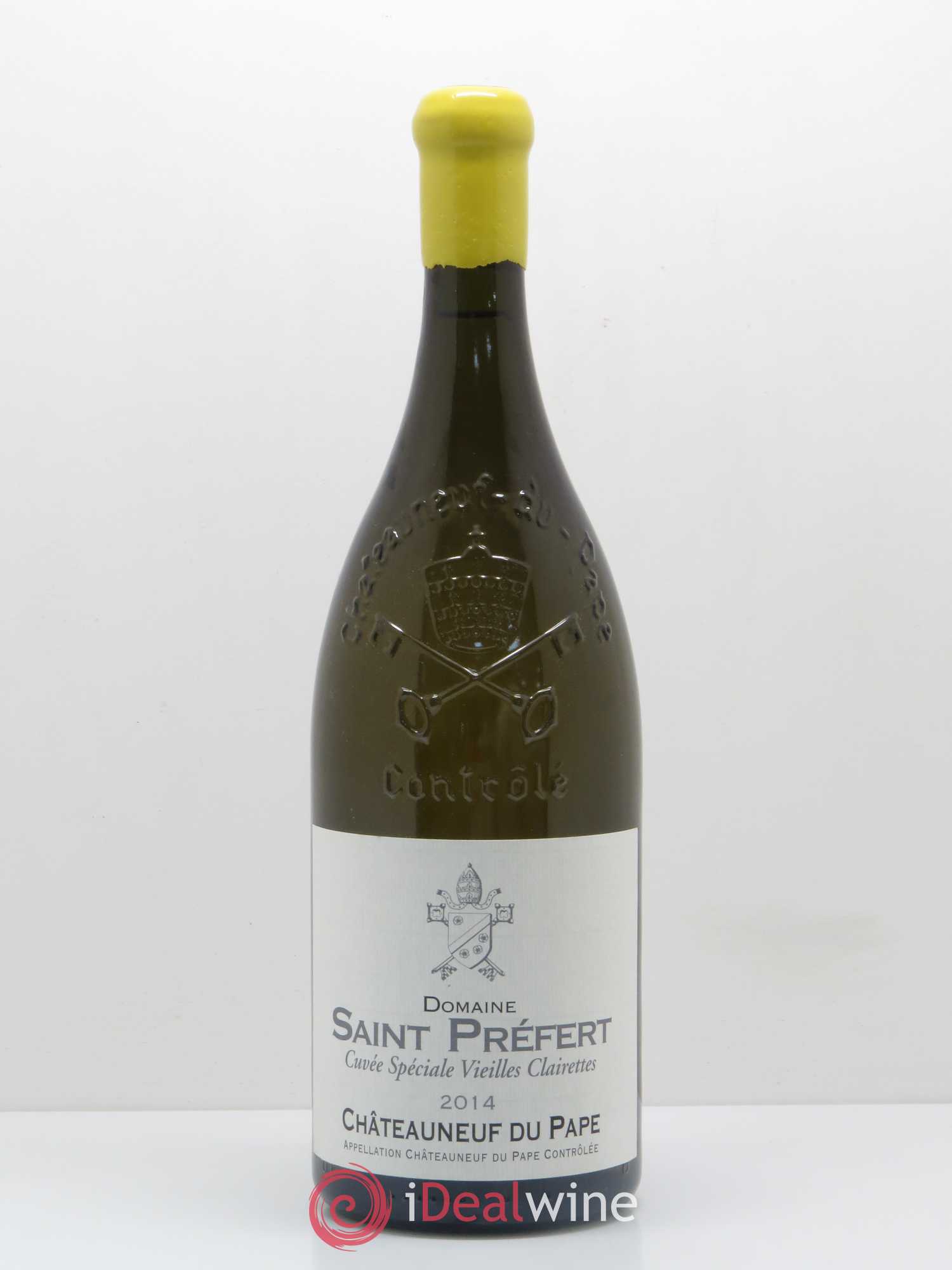Châteauneuf-du-Pape Domaine de Saint Préfert Vieilles Clairettes 2014 - Posten von 1 Magnum - 0