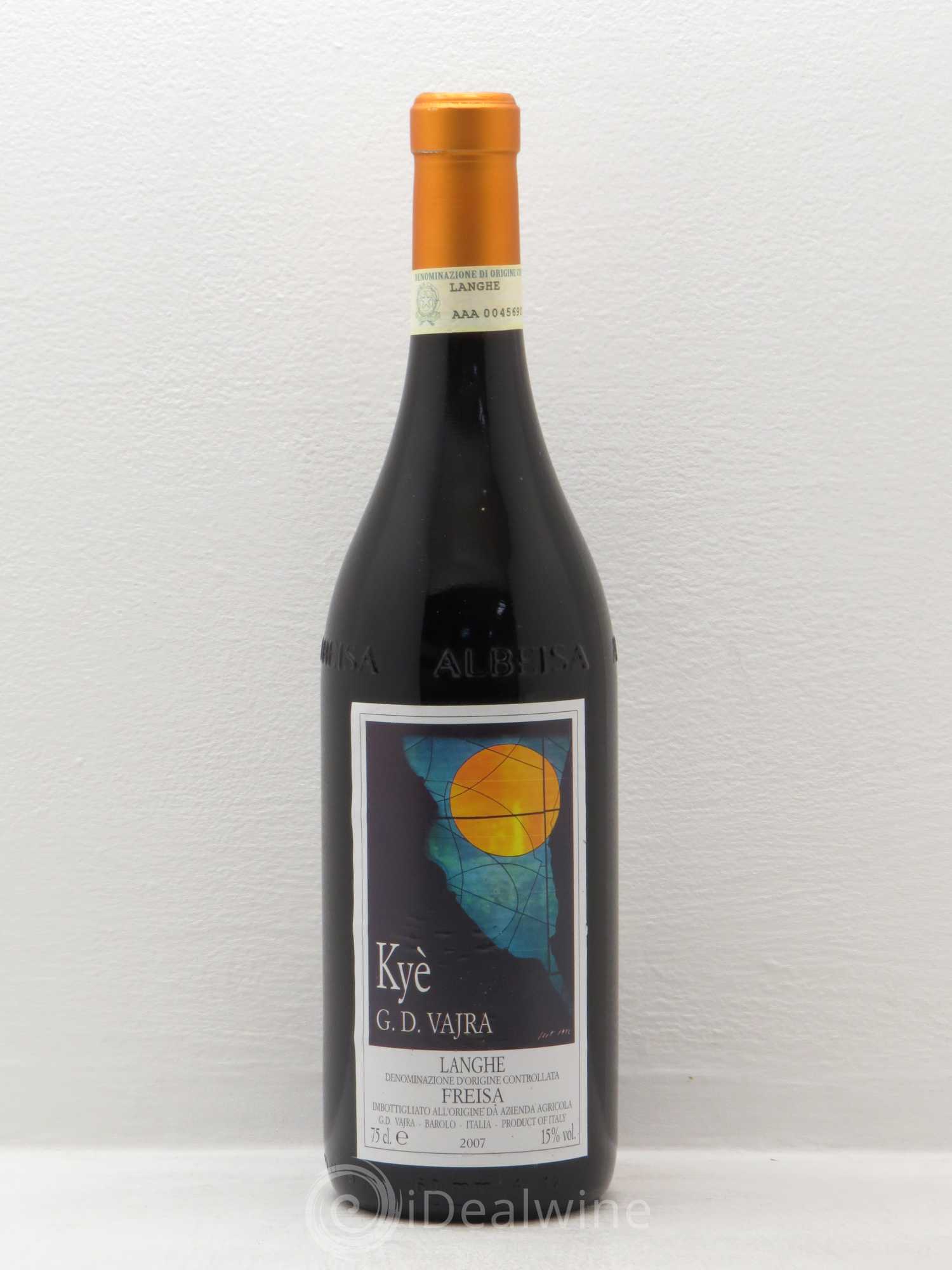 Langhe DOC Freisa kye Vajra 2007 - Lot de 1 bouteille - 0