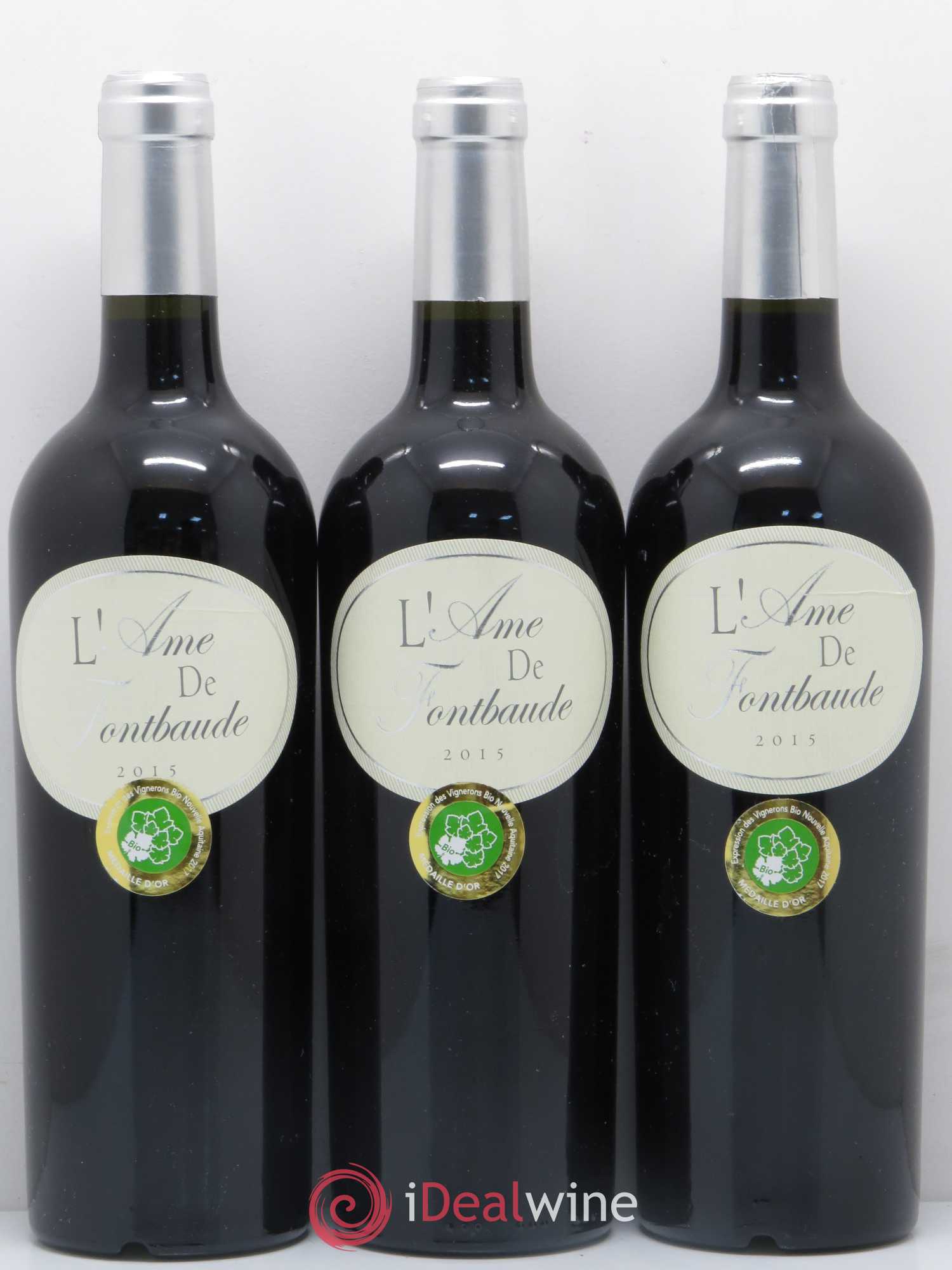 Castillon-Côtes-de-Bordeaux (Côtes-de-Castillon) Château Fontbaude Ame de Fontbaude (sans prix de réserve) 2015 - Posten von 6 Flaschen - 1