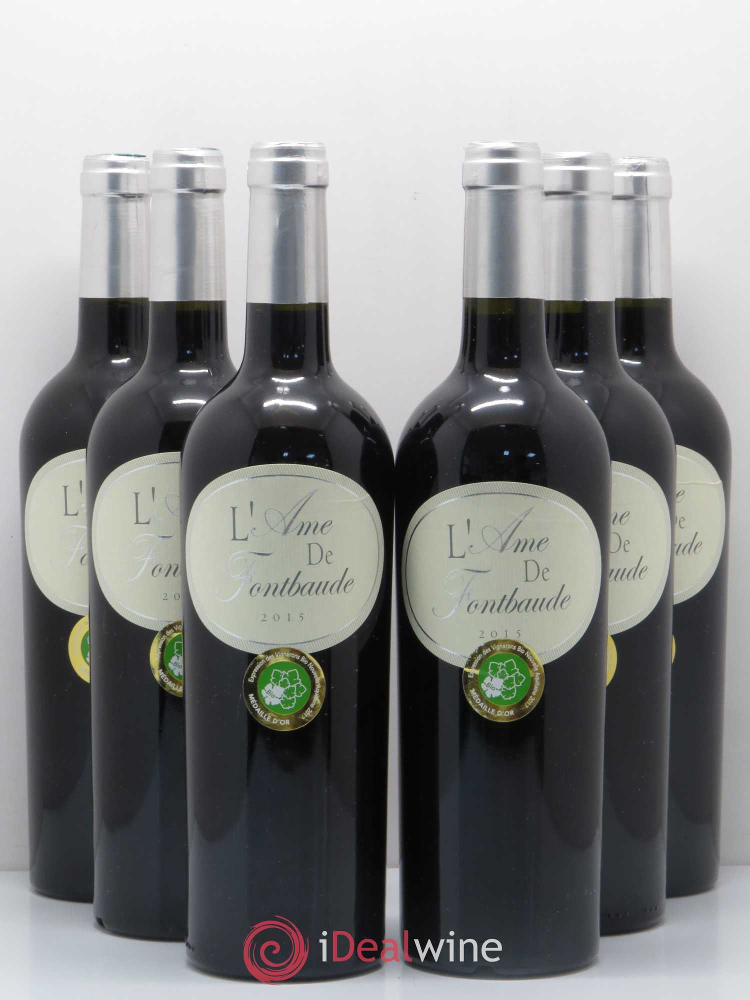 Castillon-Côtes-de-Bordeaux (Côtes-de-Castillon) Château Fontbaude Ame de Fontbaude (sans prix de réserve) 2015 - Posten von 6 Flaschen - 0