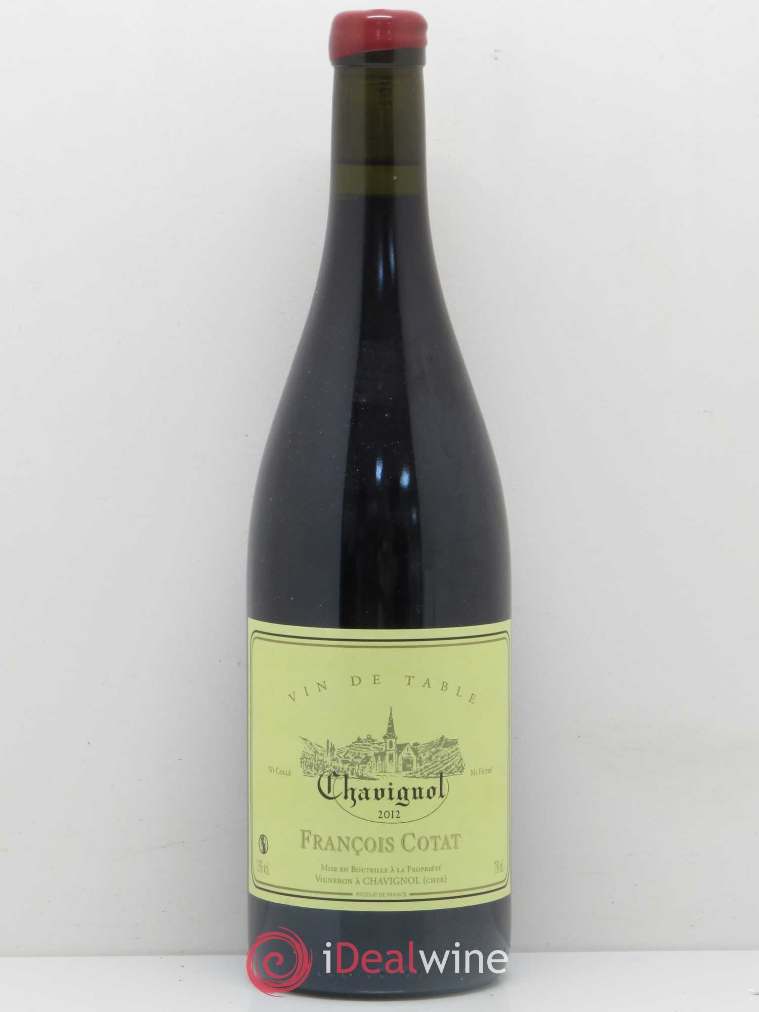 Vin de table - Chavignol François Cotat 2012 - Lot de 1 bouteille - 0