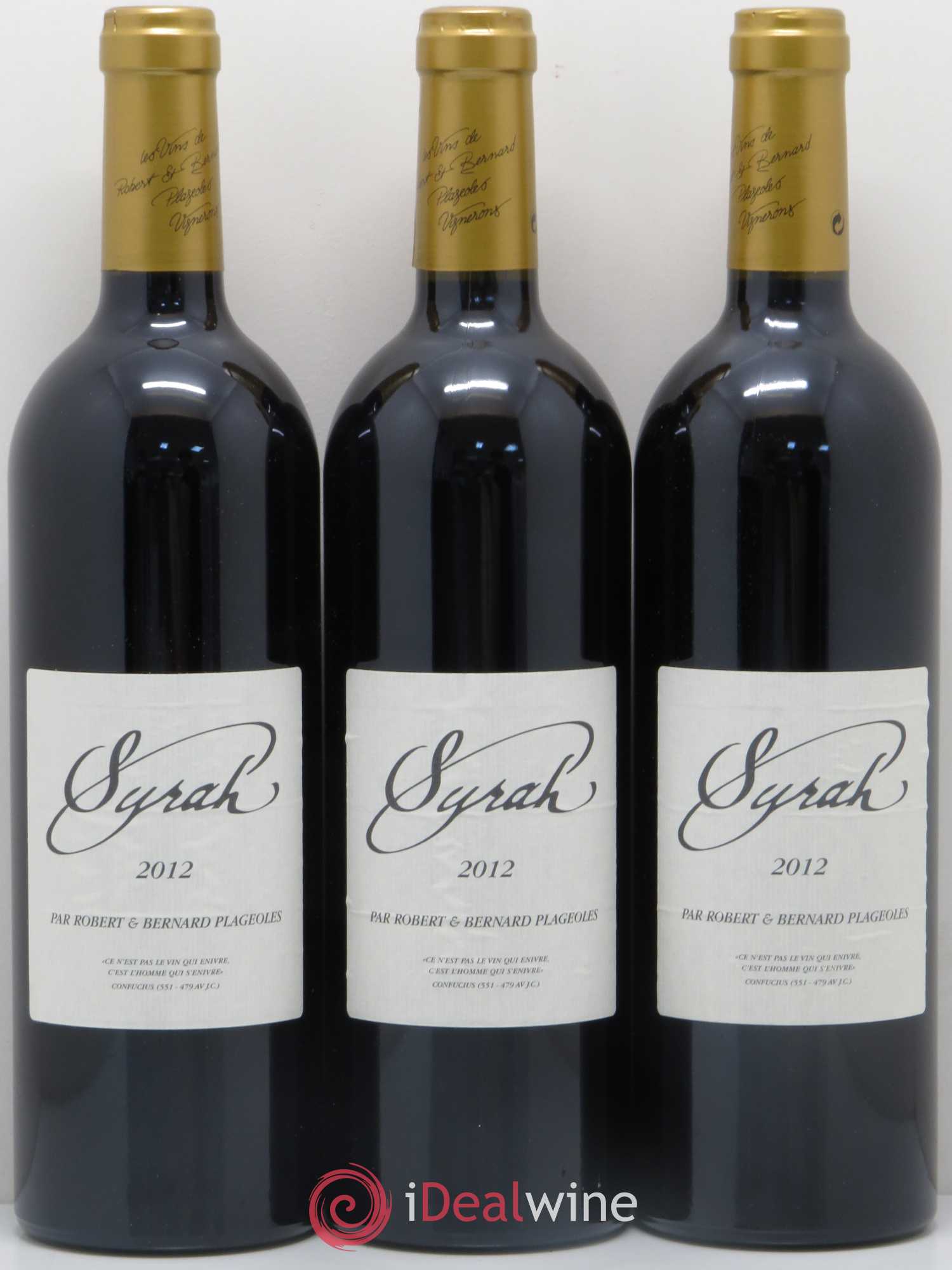 Sud-Ouest Domaine Plageoles Syrah 2012 - Posten von 6 Flaschen - 2