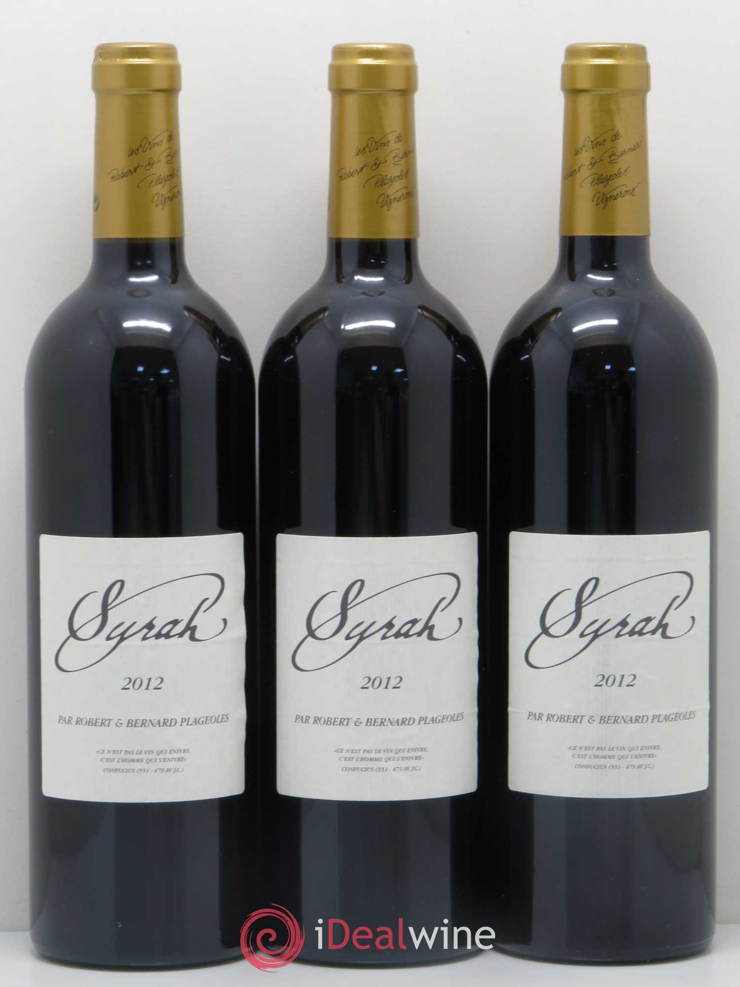 Sud-Ouest Domaine Plageoles Syrah 2012 - Posten von 3 Flaschen - 0