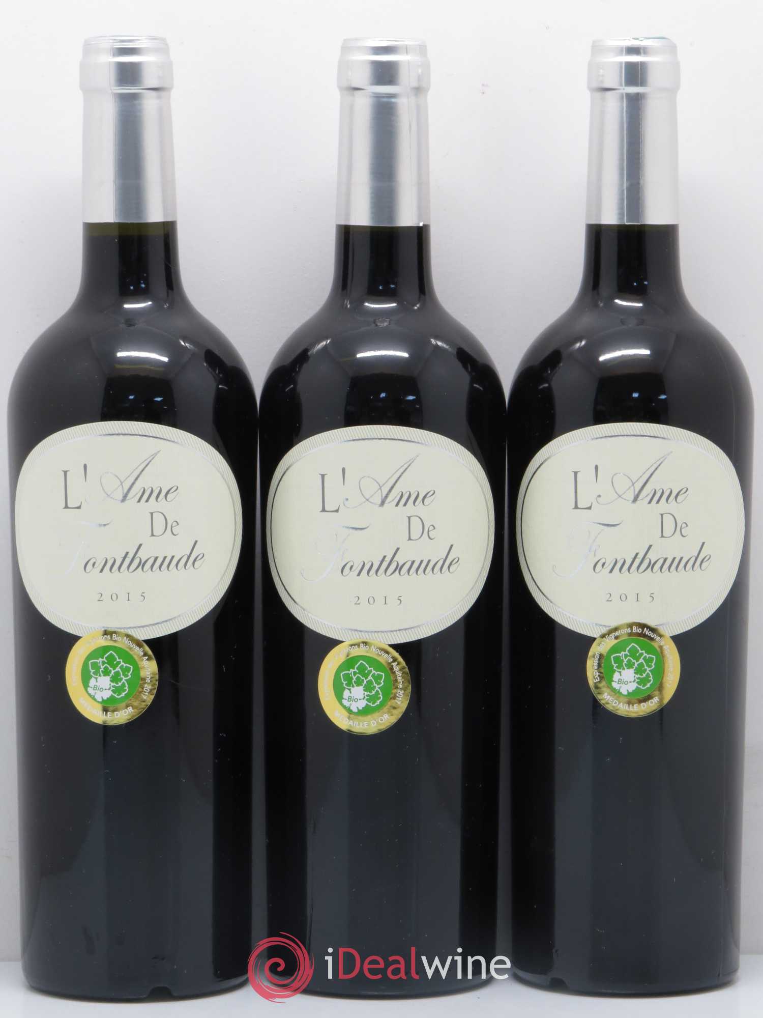 Castillon-Côtes-de-Bordeaux (Côtes-de-Castillon) Château Fontbaude Ame de Fontbaude (sans prix de réserve) 2015 - Lot de 6 bouteilles - 1