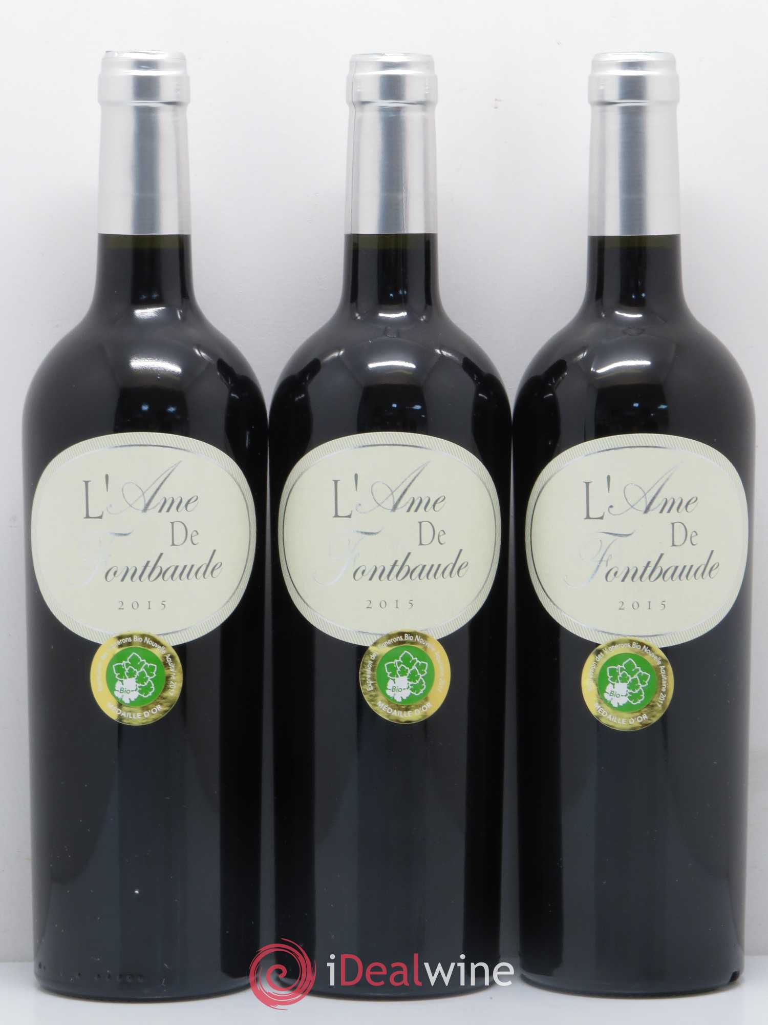 Castillon-Côtes-de-Bordeaux (Côtes-de-Castillon) Château Fontbaude Ame de Fontbaude (sans prix de réserve) 2015 - Lot de 6 bouteilles - 2