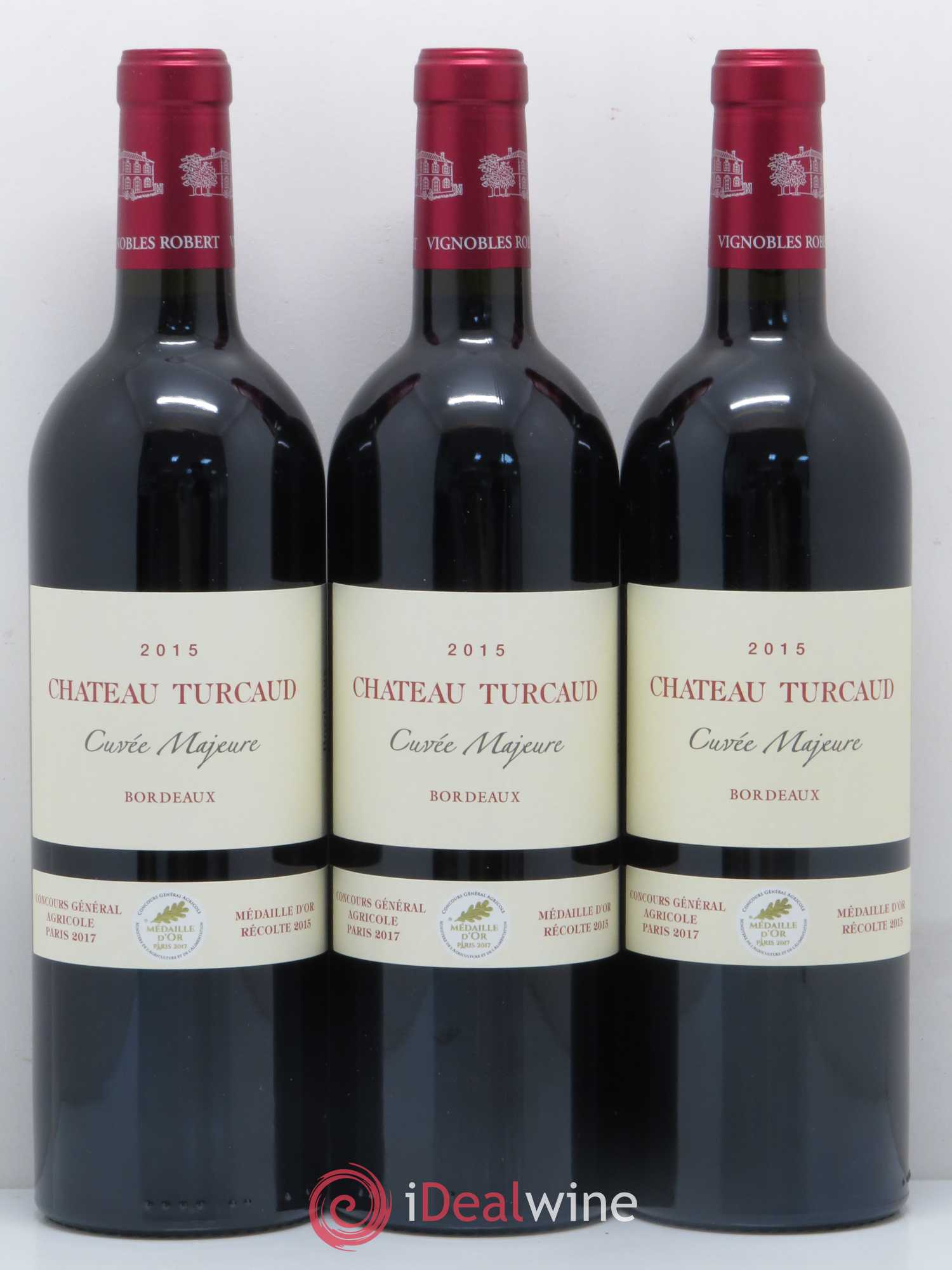 Bordeaux Supérieur Château Turcaud cuvée Majeure 2015 - Lot de 6 bouteilles - 2