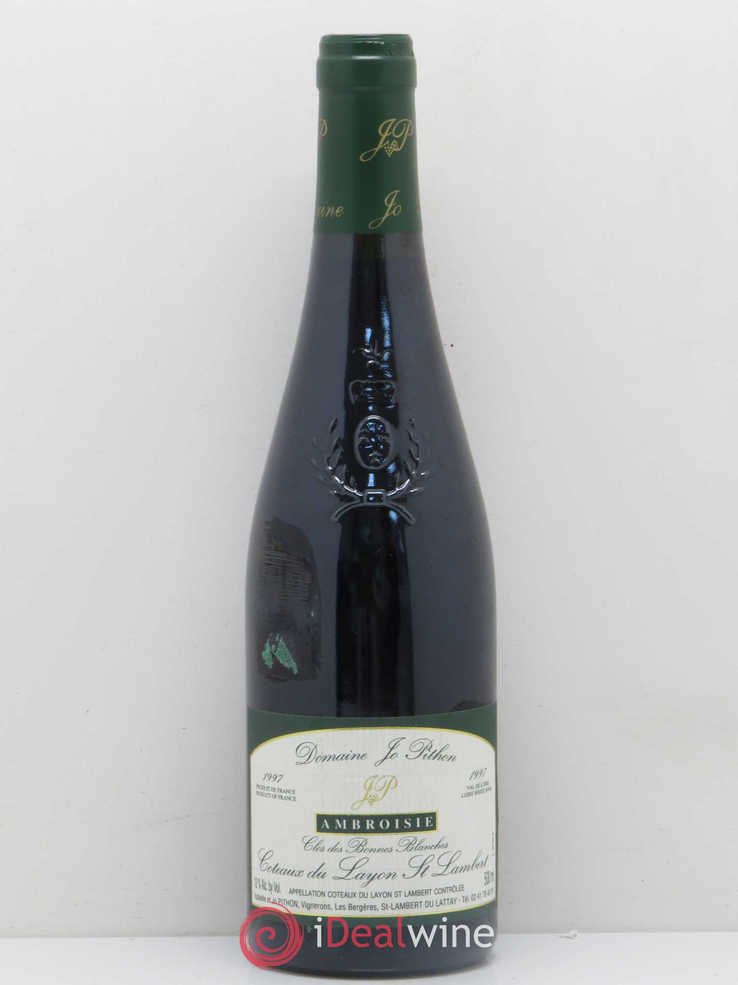 Coteaux du Layon Saint-Lambert Ambroisie Clos des Bonnes Blanches Jo Pithon (Domaine) 1997 - Lotto di 1 bottiglia - 0