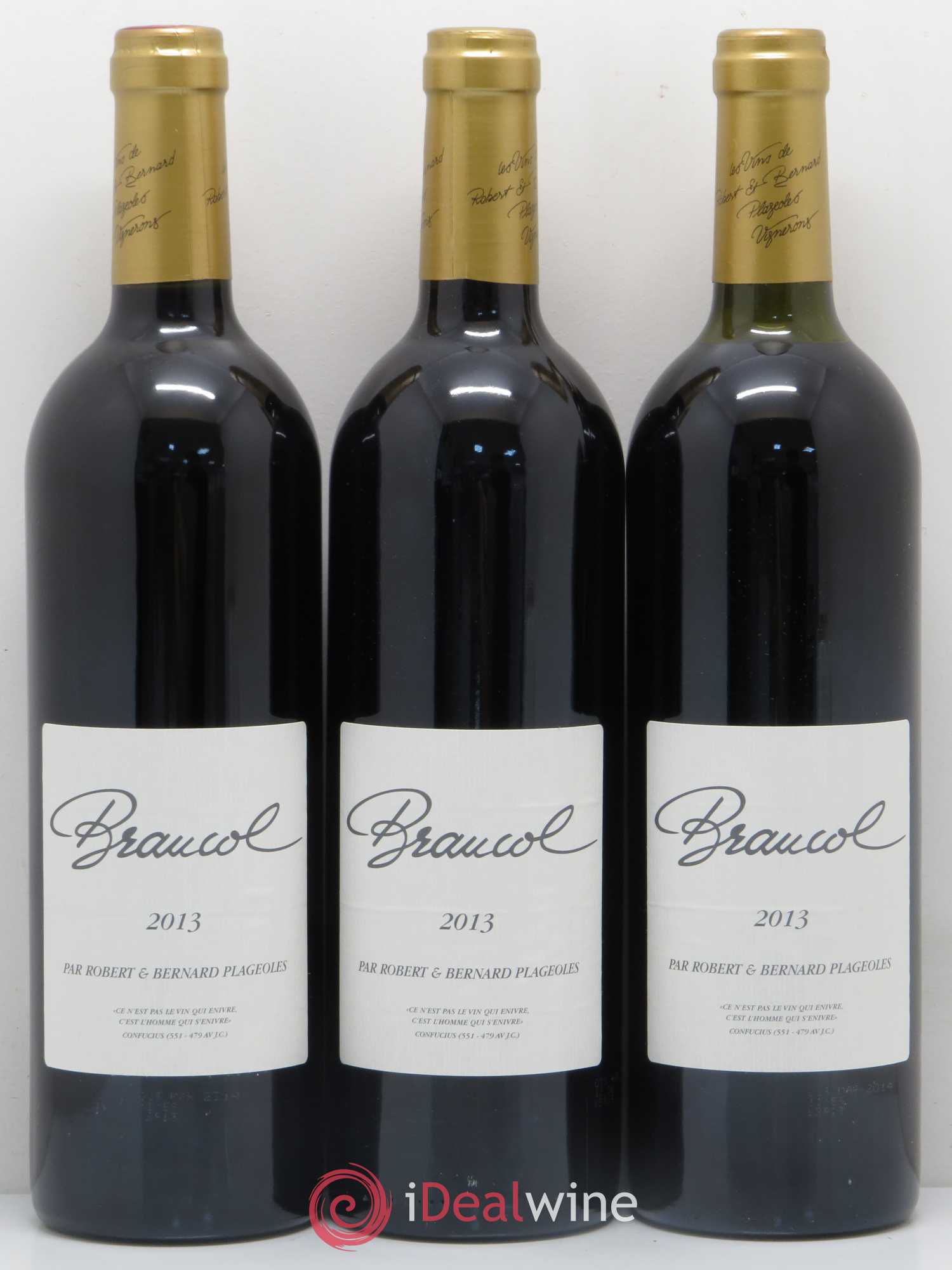 Sud-Ouest Domaine Plageoles Braucol 2013 - Posten von 6 Flaschen - 1