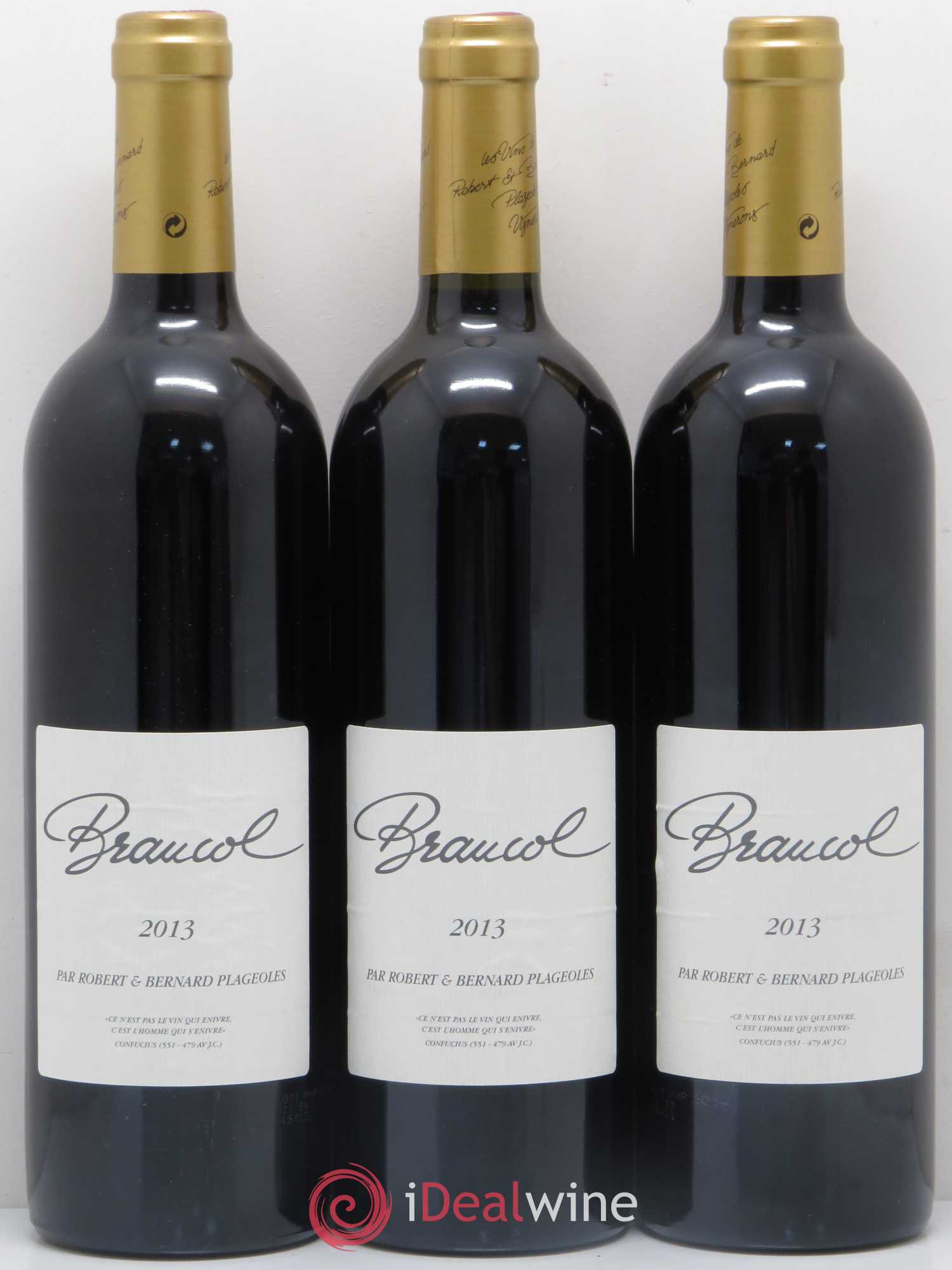 Sud-Ouest Domaine Plageoles Braucol 2013 - Posten von 6 Flaschen - 2
