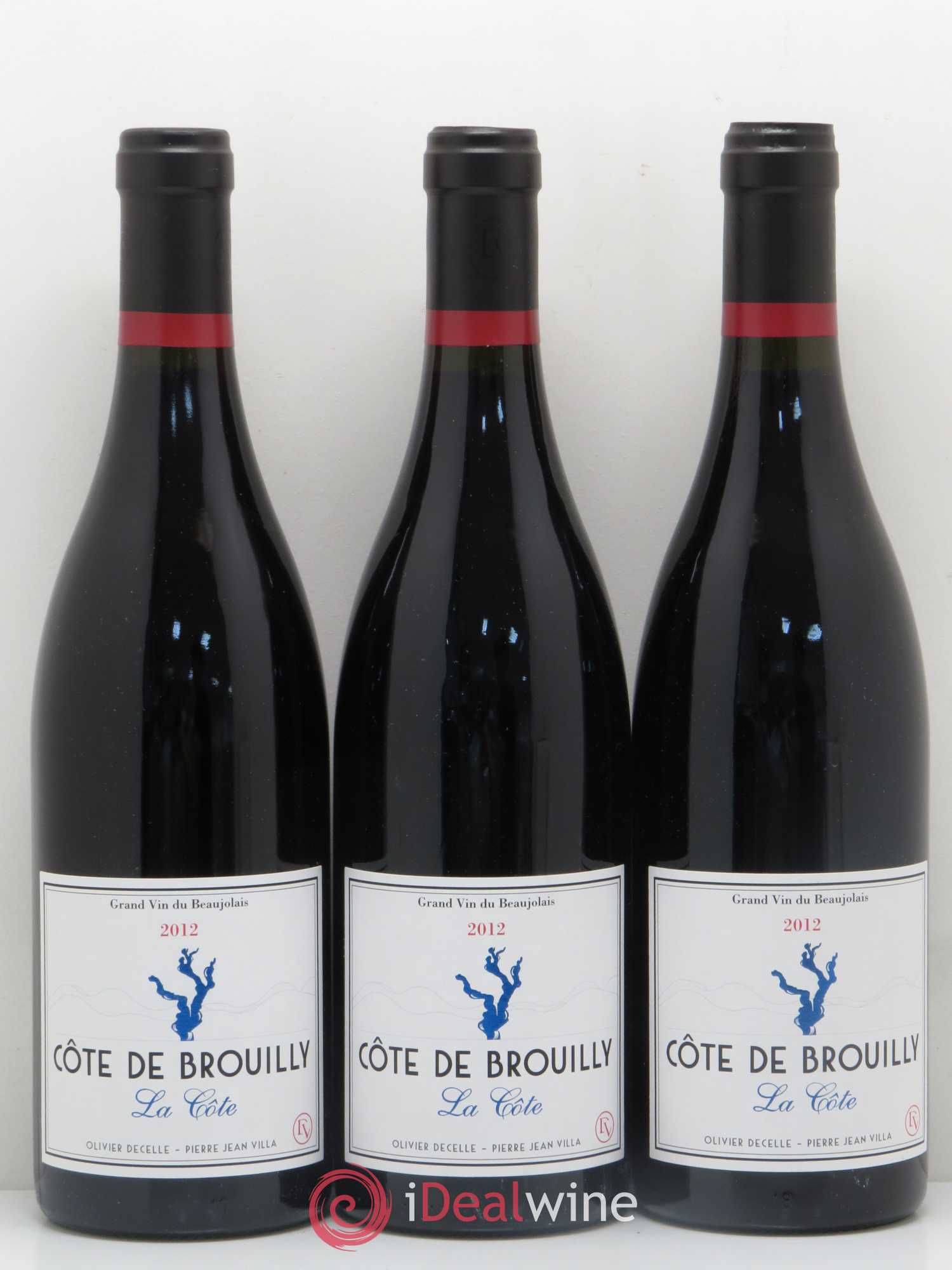 Côte de Brouilly La Côte Decelle-Villa 2012 - Posten von 6 Flaschen - 1