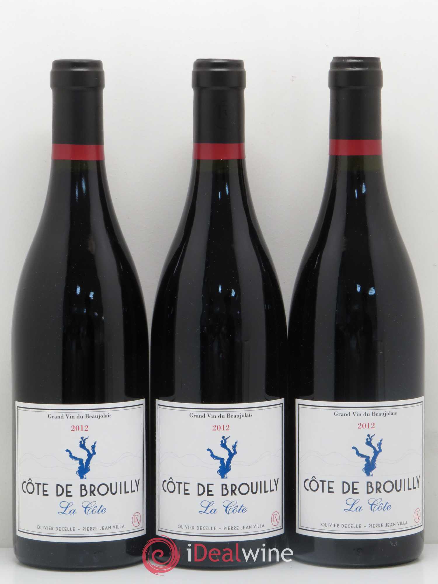 Côte de Brouilly La Côte Decelle-Villa 2012 - Posten von 6 Flaschen - 2