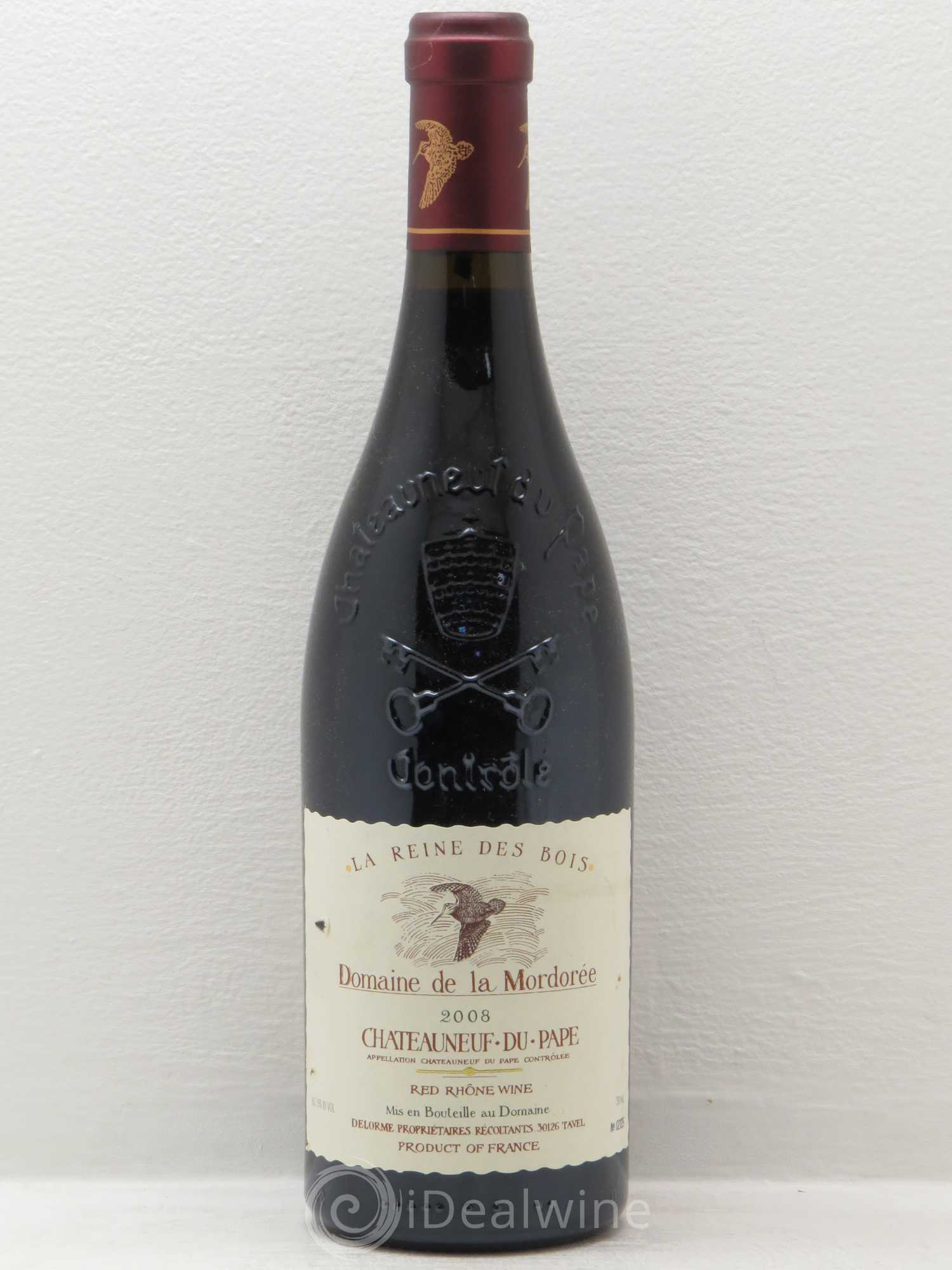 Châteauneuf-du-Pape Cuvée de la Reine des Bois La Mordorée (Domaine de) (sans prix de réserve) 2008 - Lot de 1 bouteille - 0