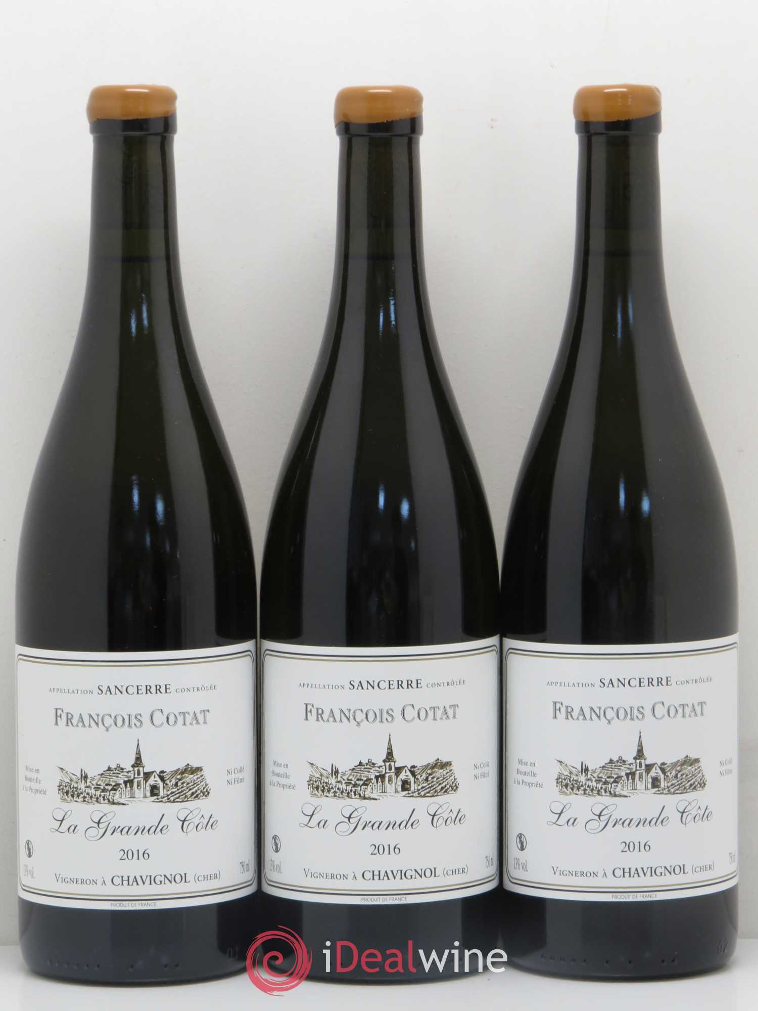 Sancerre La Grande Côte François Cotat 2016 - Lot de 3 bouteilles - 0
